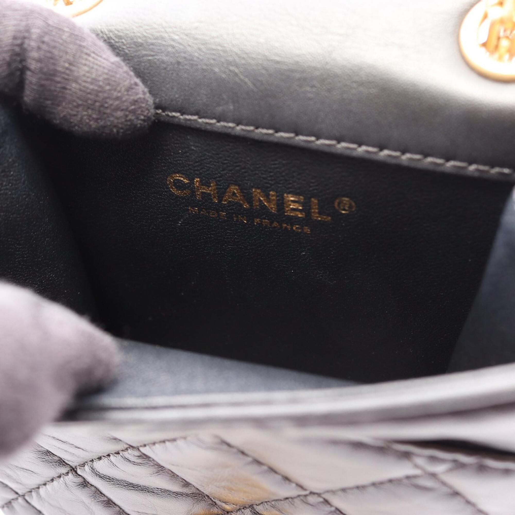 Chanel 2.55 Black Leather Shoulder Bag (Pre-Owned)