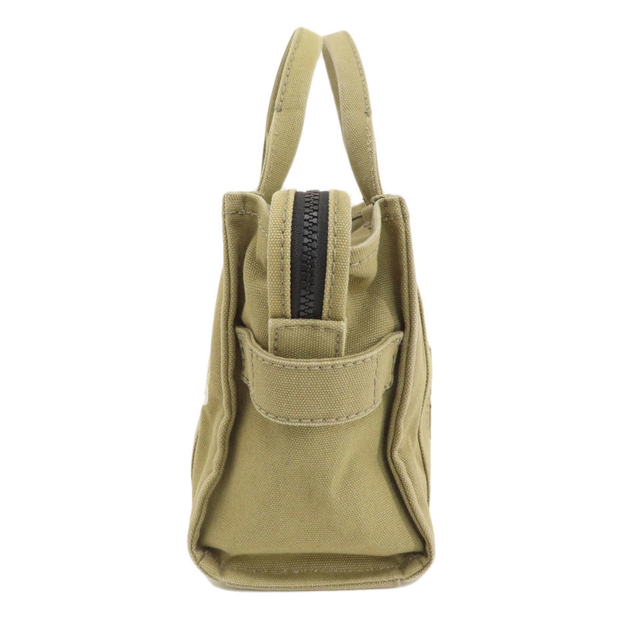 Marc Jacobs Brown Khaki Canvas Handbag Tote Bag (Pre-Owned)