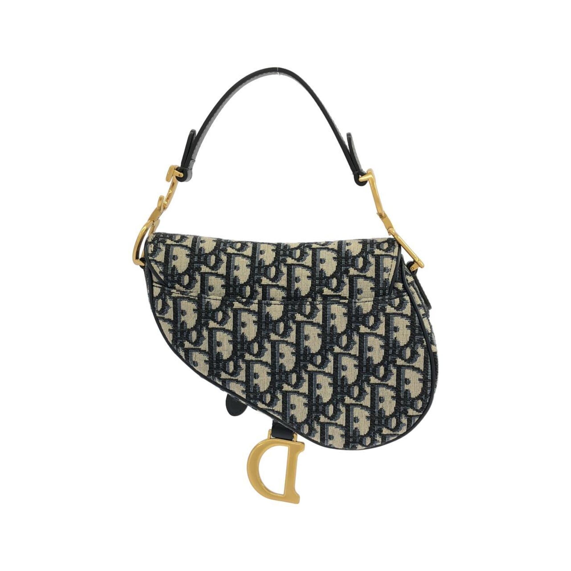 Christian Dior Blue Canvas Handbag (Pre-Owned)