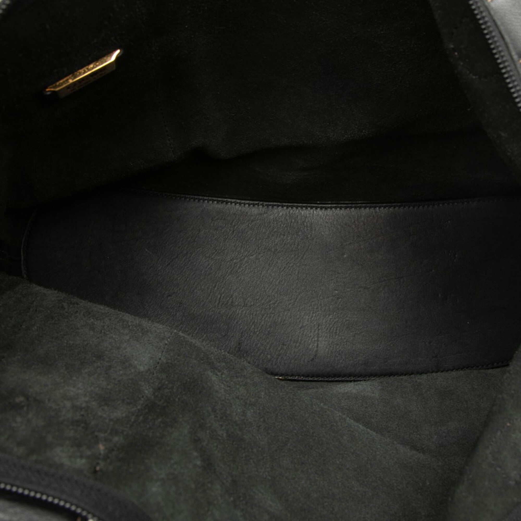Loewe Black Leather Shoulder Bag Tote Bag (Pre-Owned)