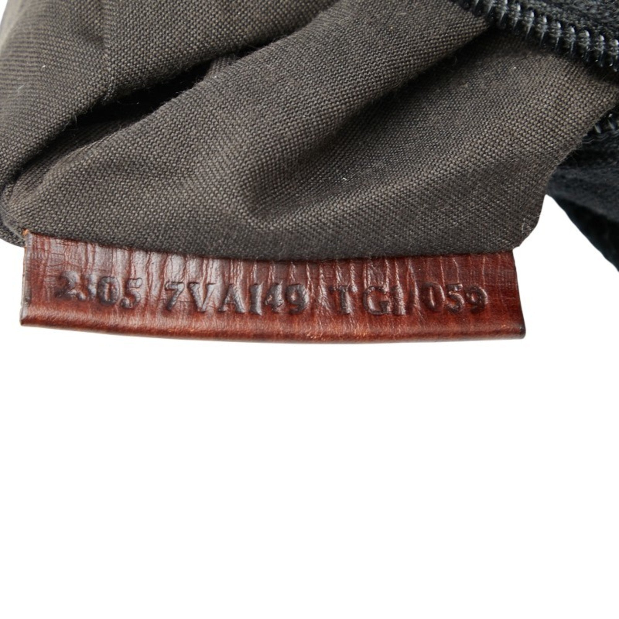Fendi Black Canvas Sling Bag (Pre-Owned)