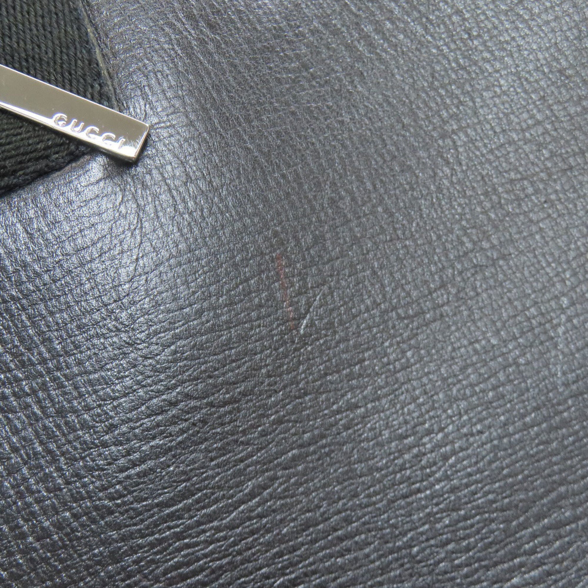 Gucci Black Leather Handbag (Pre-Owned)