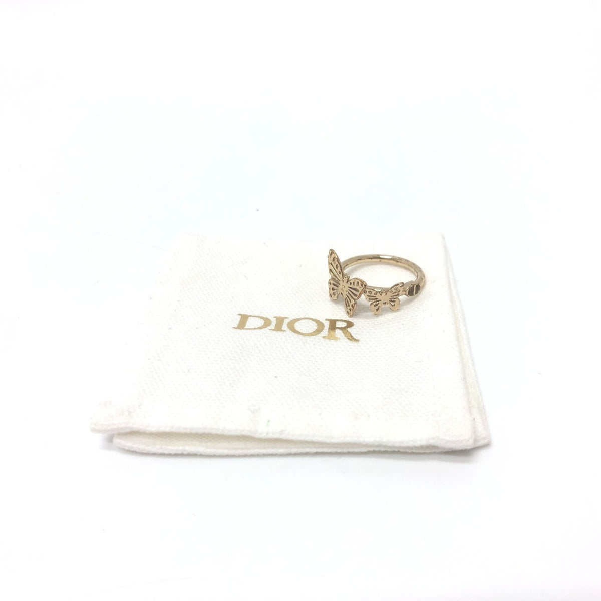Christian Dior Metal Band Ring (Pre-Owned)