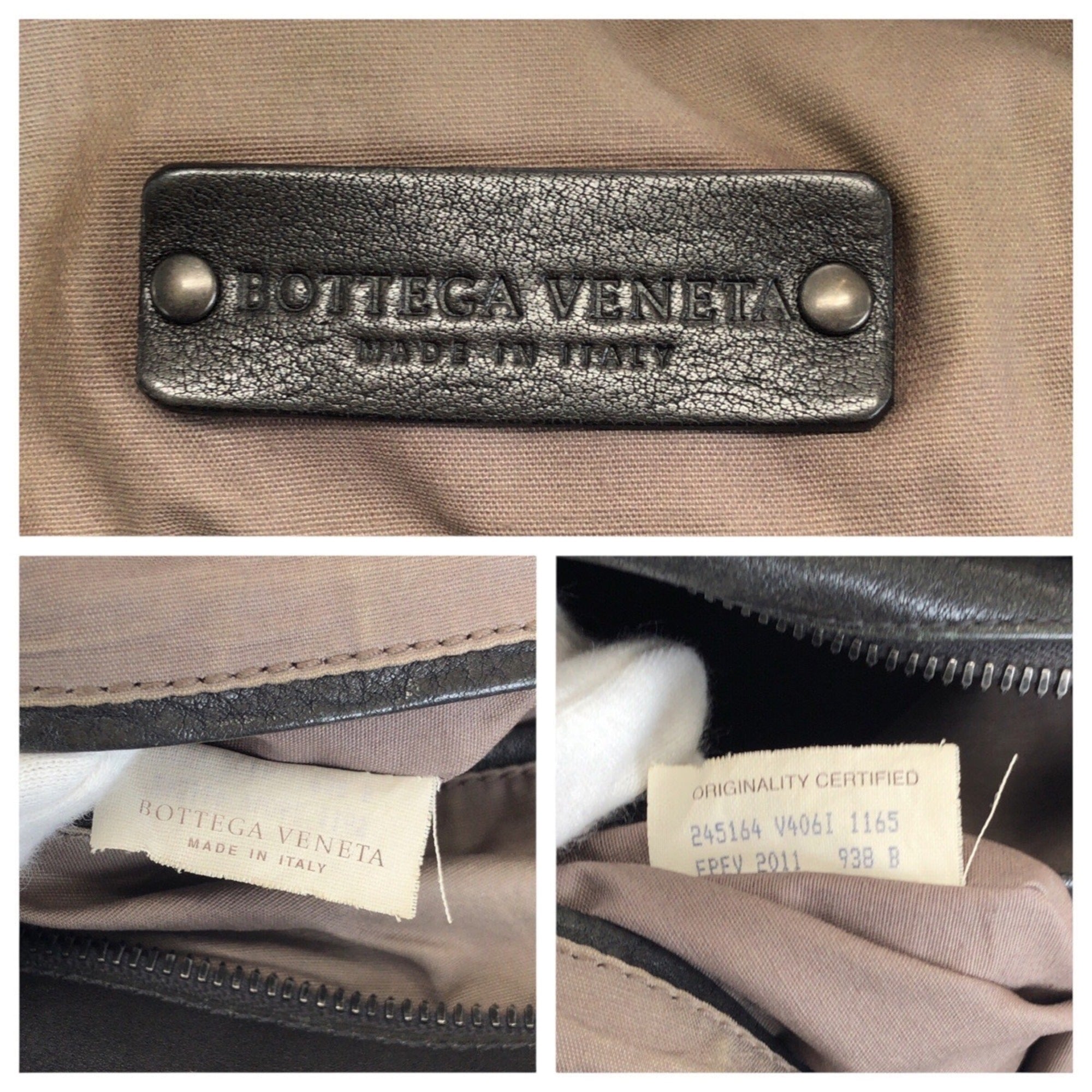 Bottega Veneta Black Leather Briefcase (Pre-Owned)
