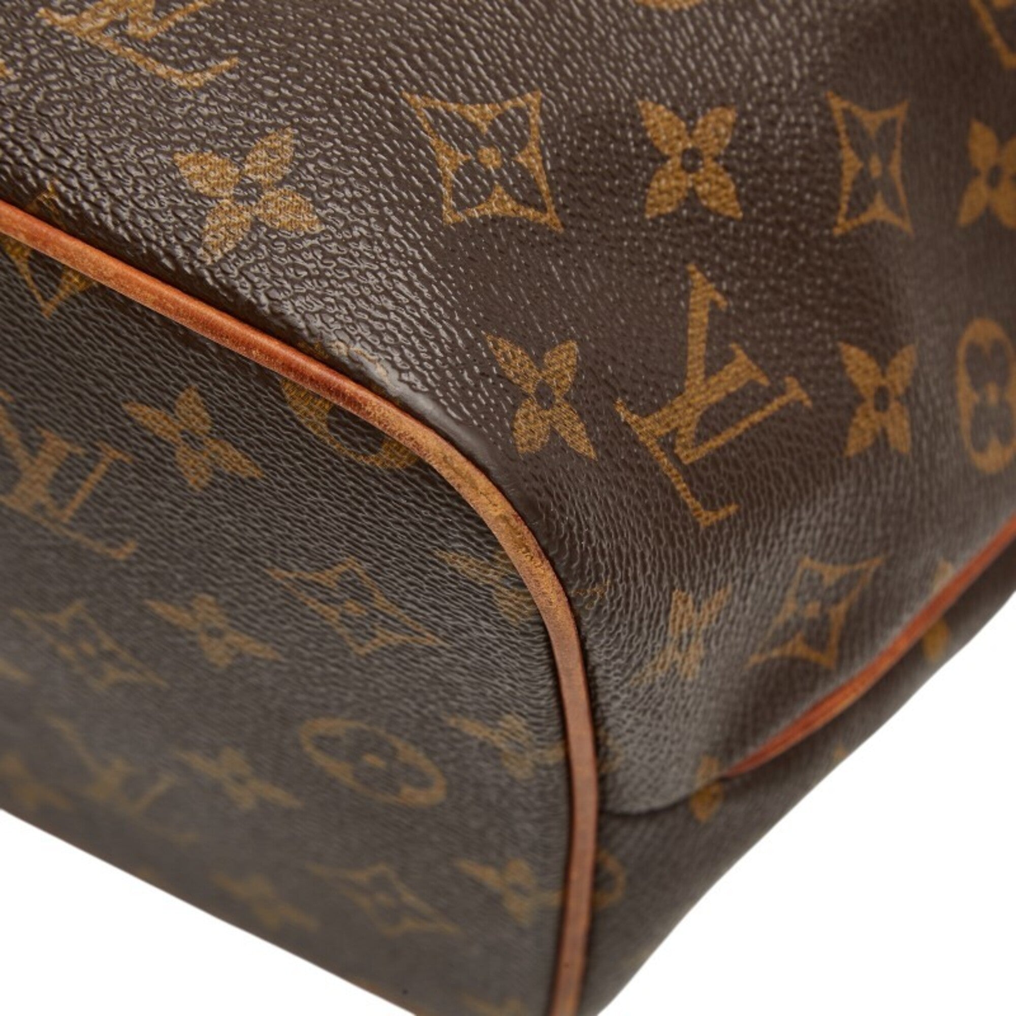 Louis Vuitton Brown Pvc Leather Handbag Shoulder Bag (Pre-Owned)