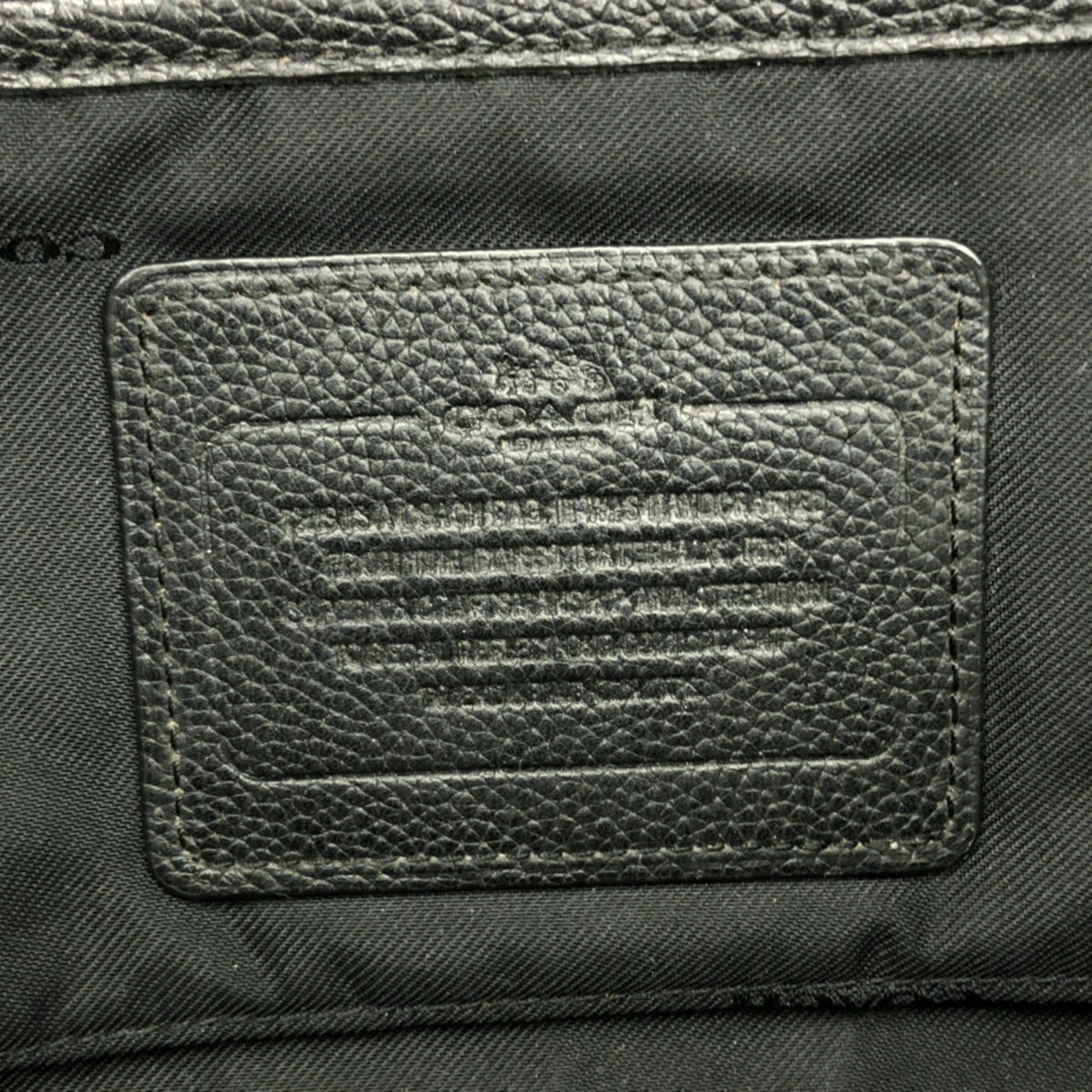 Coach Black Leather Fanny Pack (Pre-Owned)