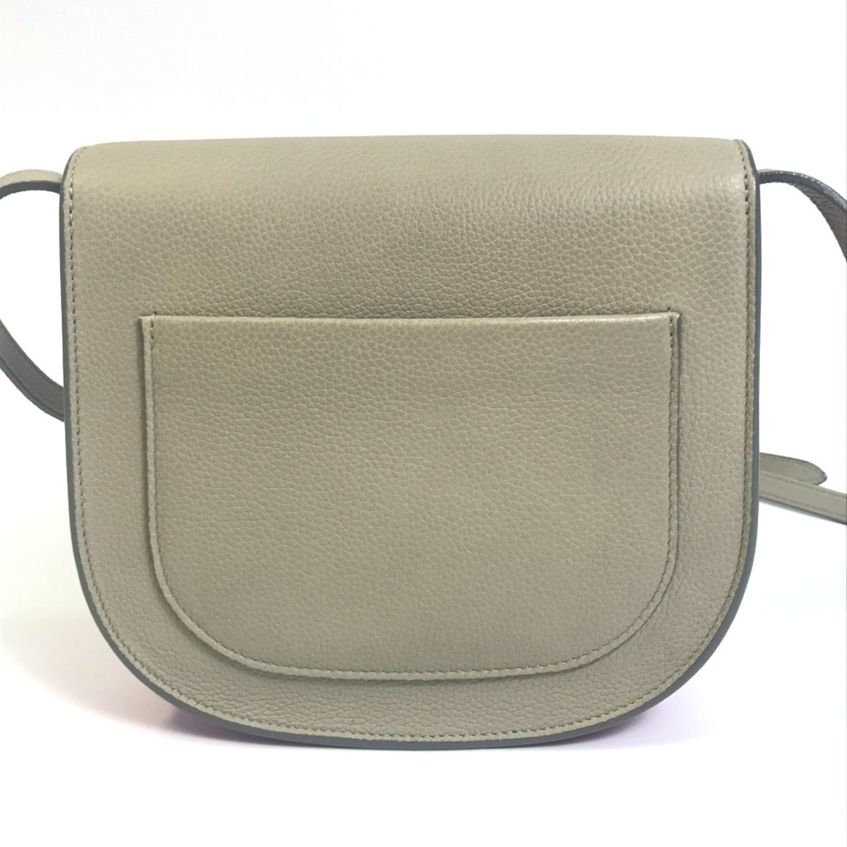 Celine Gray Leather Shoulder Bag (Pre-Owned)