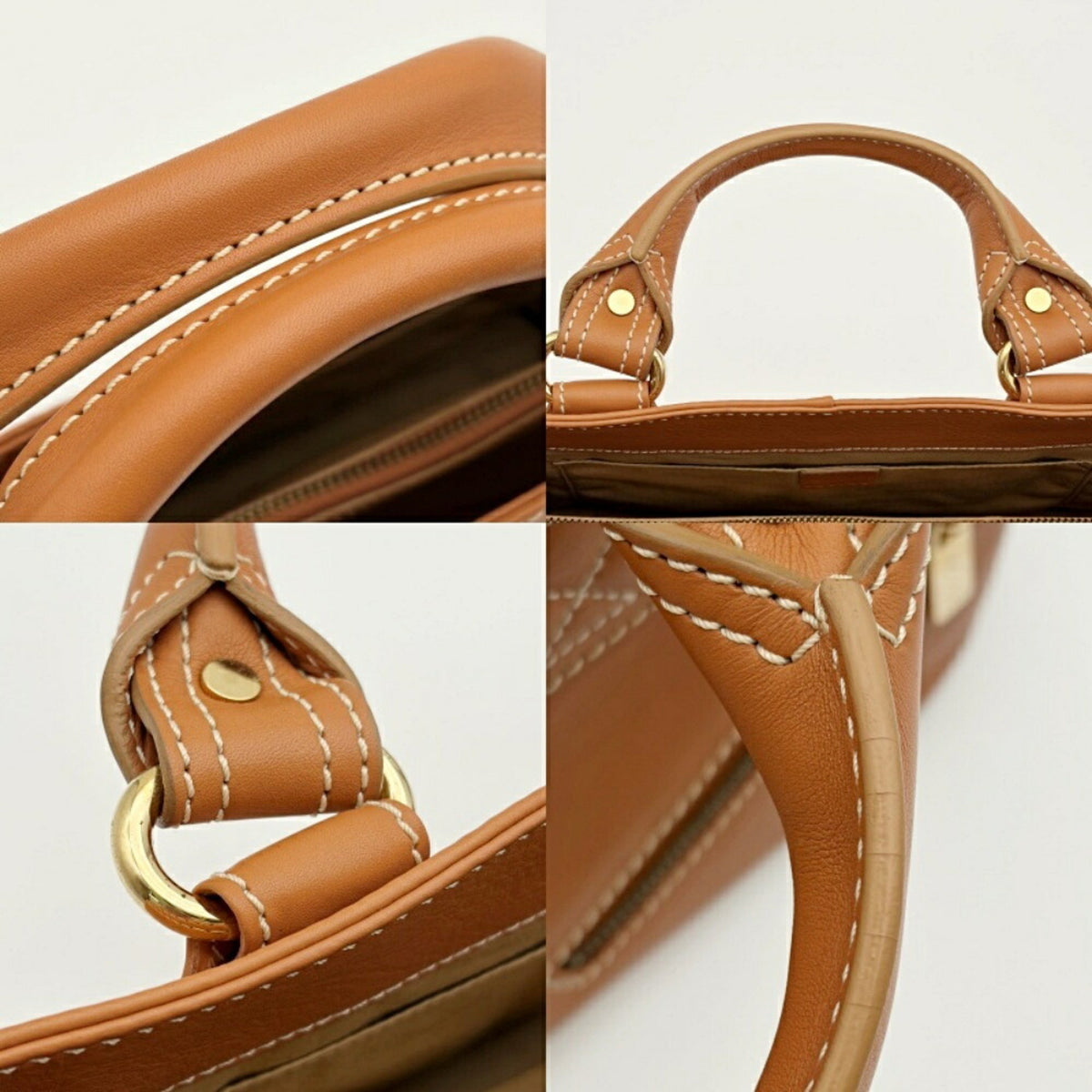 Celine Brown Camel Leather Handbag (Pre-Owned)