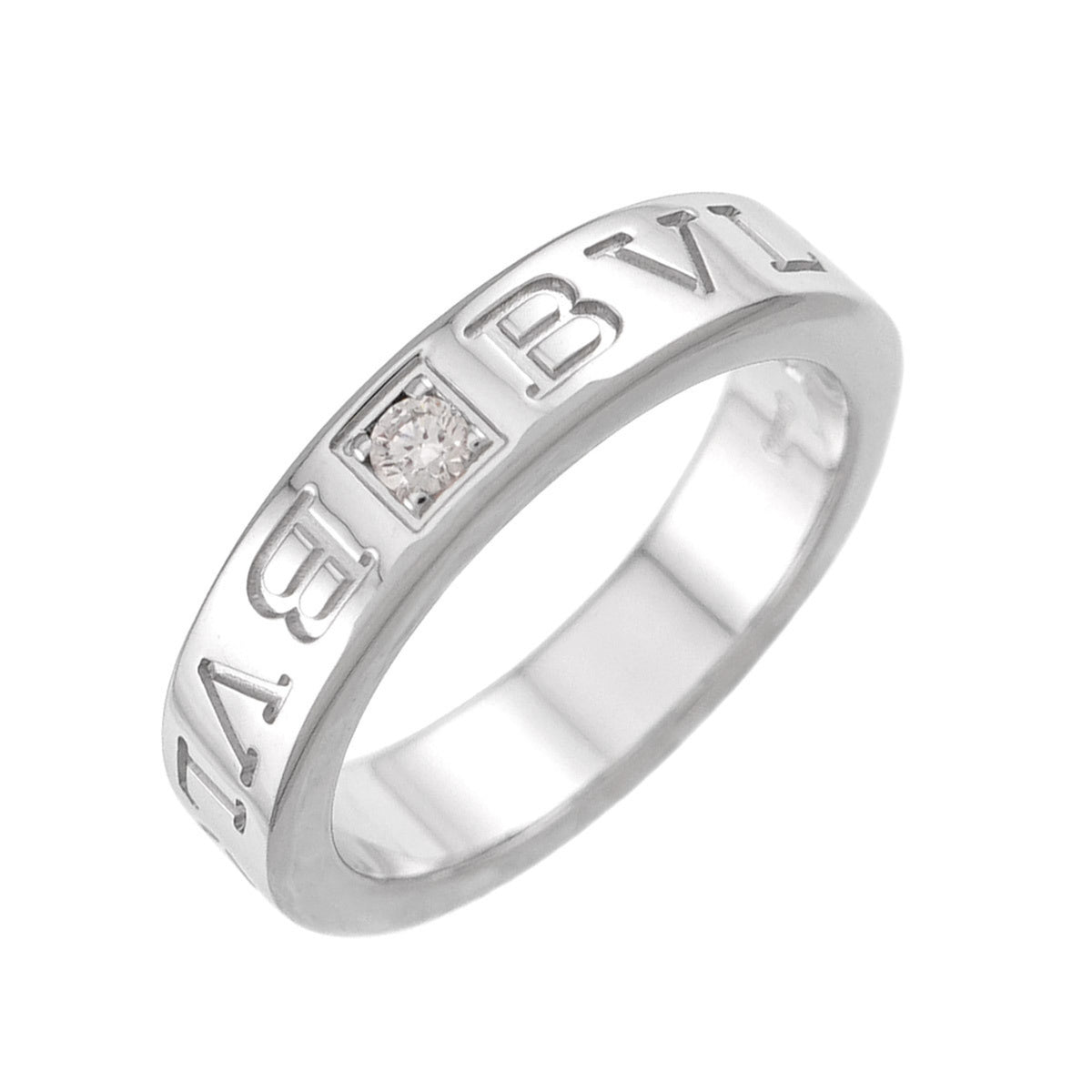 Bvlgari White Gold (18K) Band Ring (Pre-Owned)