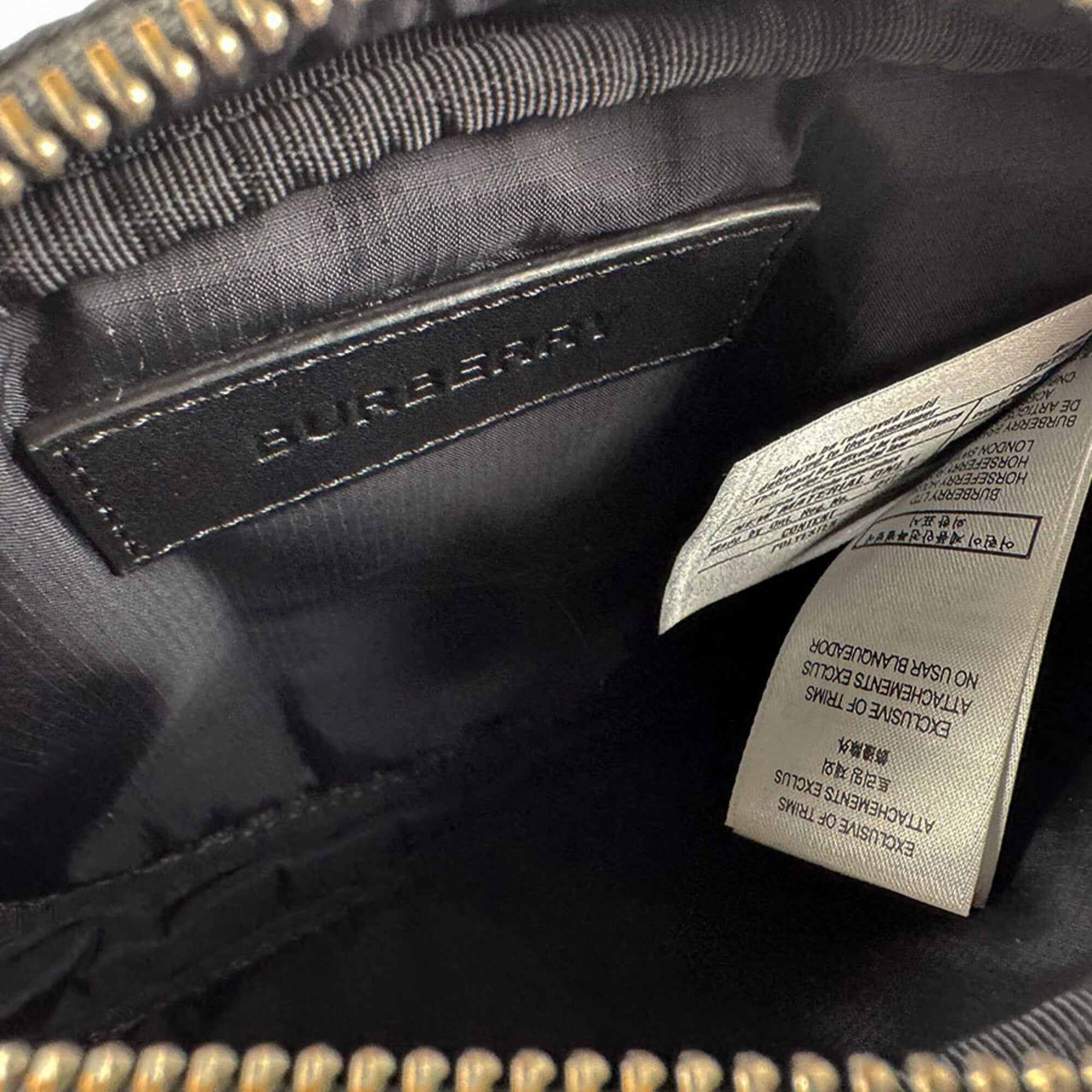 Burberry Black Nylon Canvas Sling Bag (Pre-Owned)
