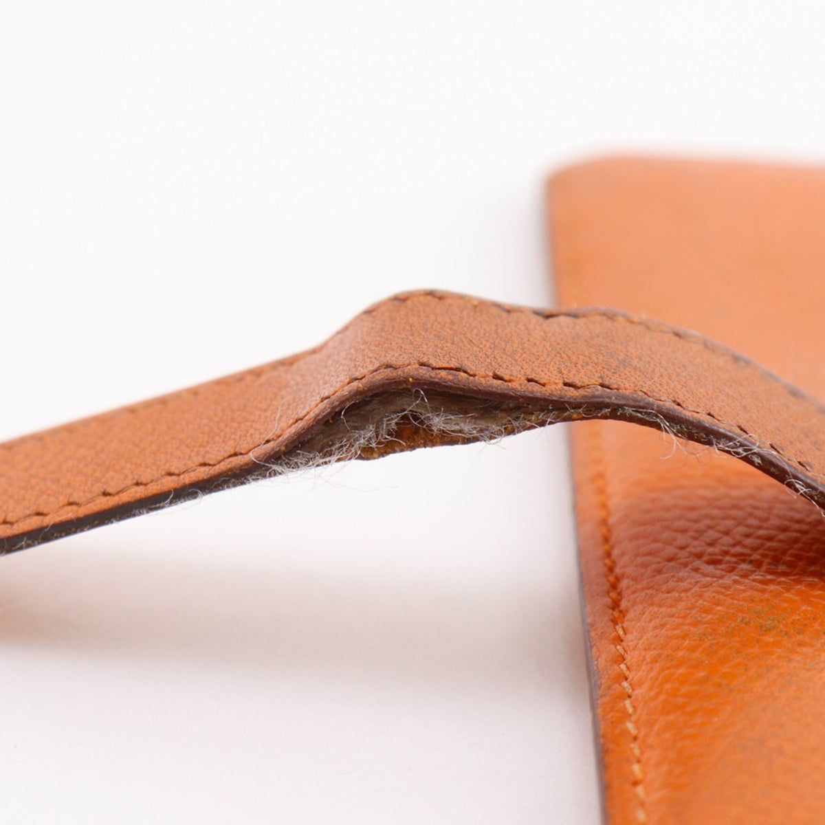 Hermes Orange Epsom Leather Long Wallet (Bi-Fold) (Pre-Owned)