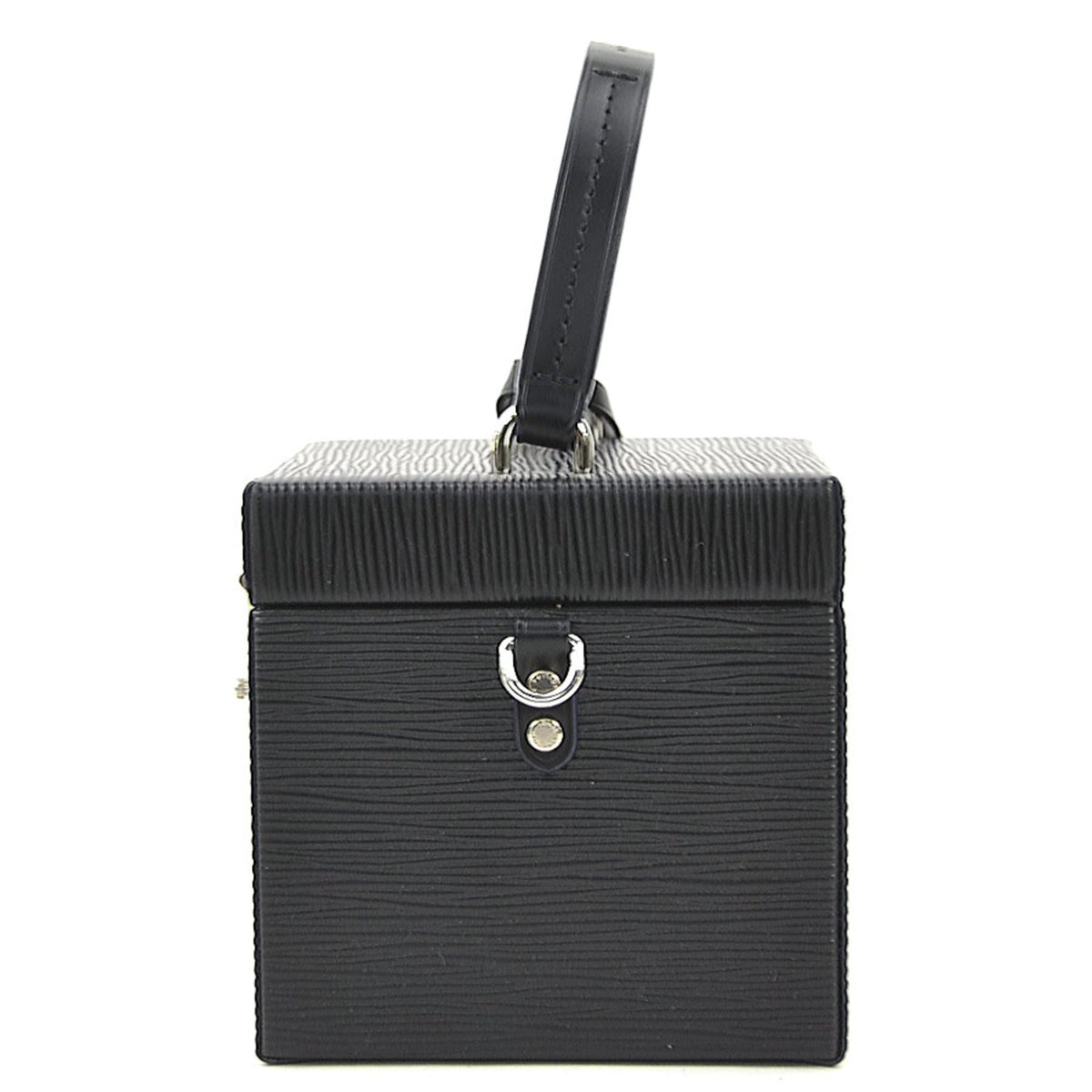 Louis Vuitton Noir Epi Leather Shoulder Bag Vanity Bag (Pre-Owned)