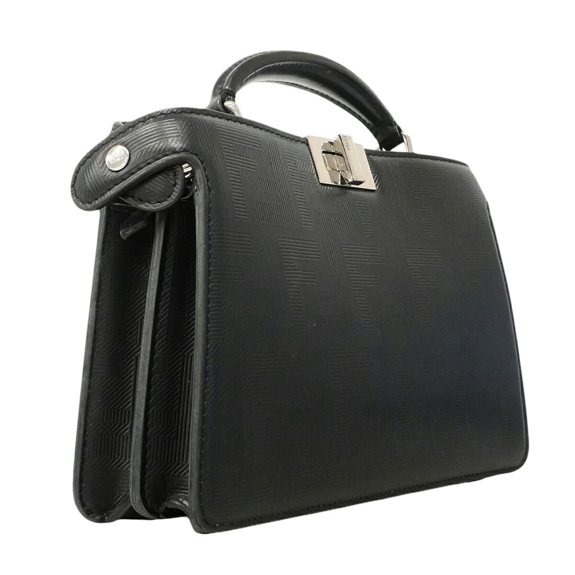 Fendi Black Leather Handbag (Pre-Owned)