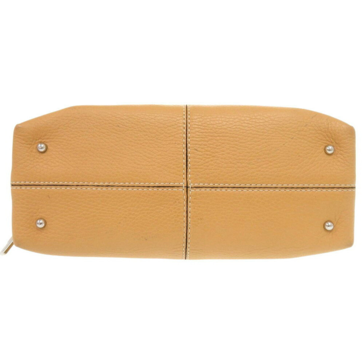 Tod's Beige Yellow Leather Handbag (Pre-Owned)