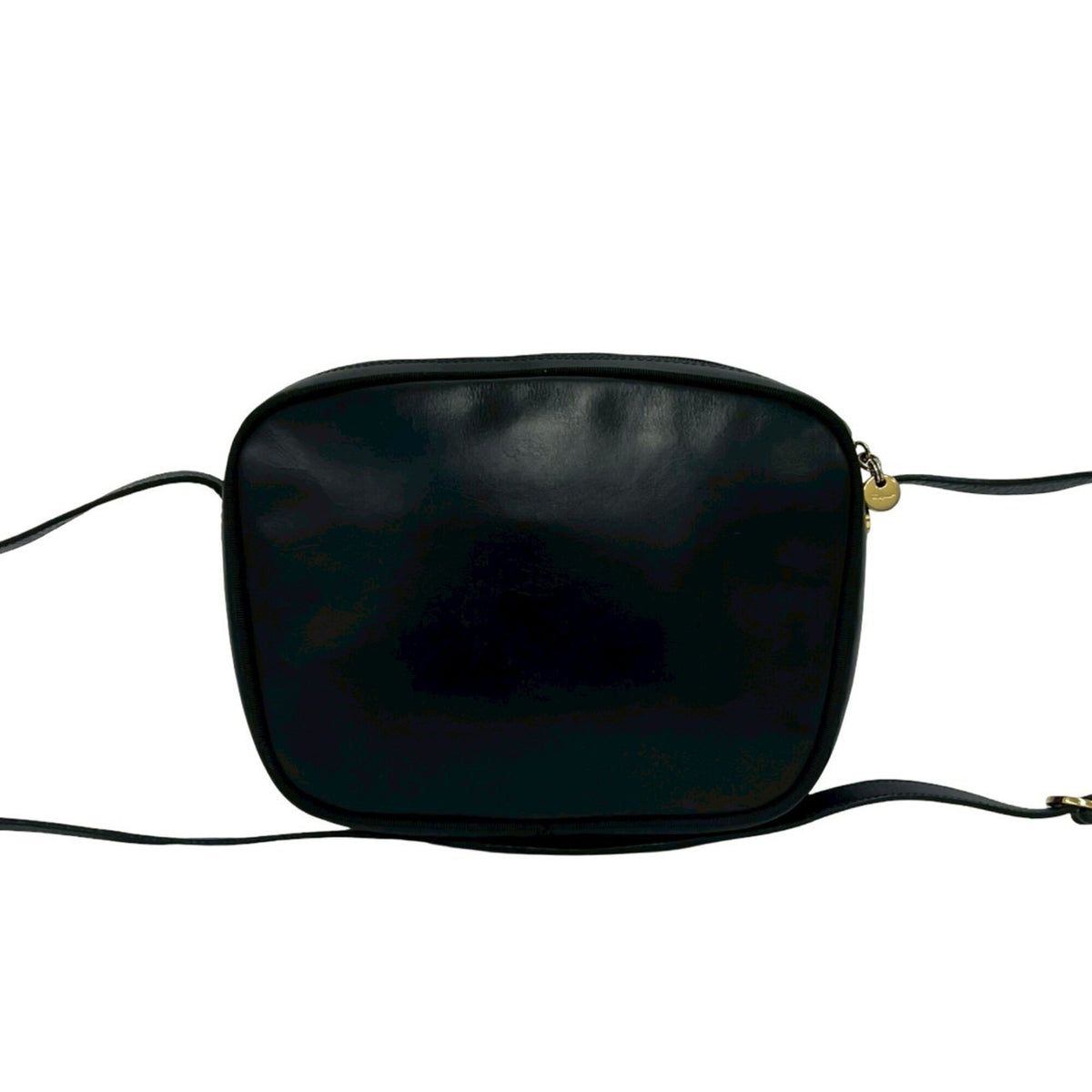 Salvatore Ferragamo Black Leather Shoulder Bag (Pre-Owned)