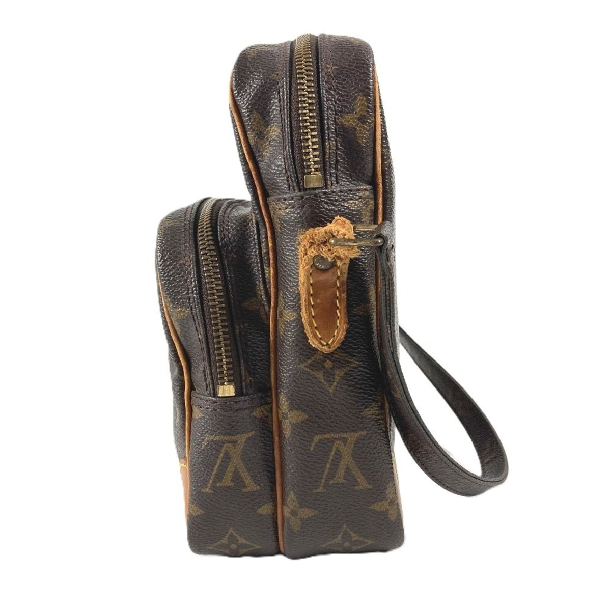 Louis Vuitton Monogram Brown Monogram Pochette Shoulder Bag (Pre-Owned)