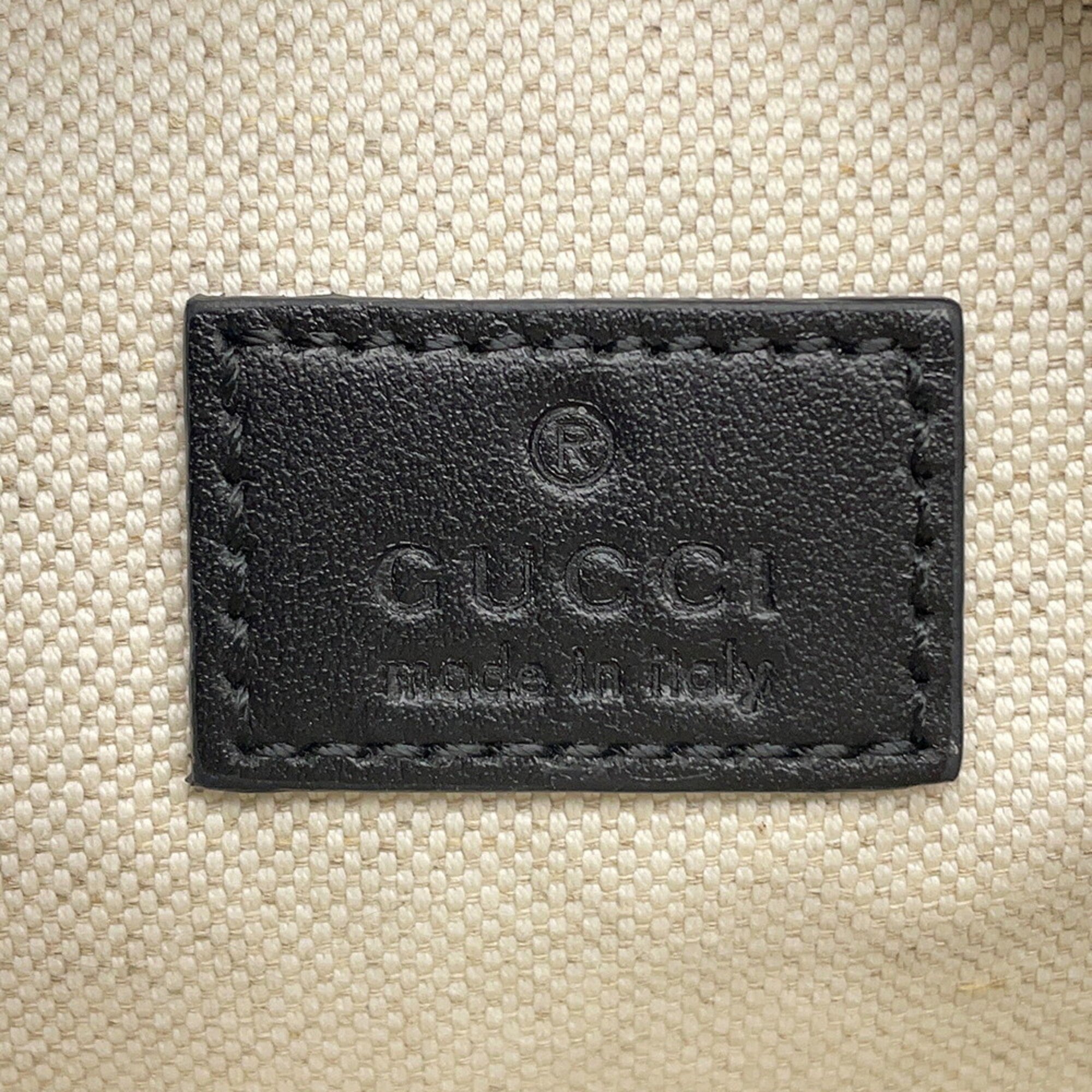 Gucci Black Leather Sling Bag (Pre-Owned)