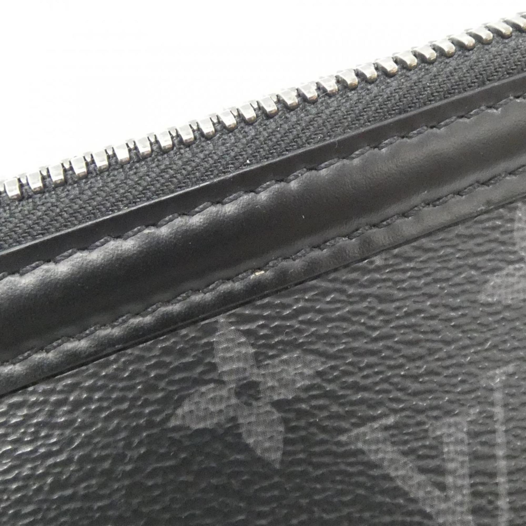 Louis Vuitton Monogram Eclipse Black Coated Canvas Shoulder Bag (Pre-Owned)