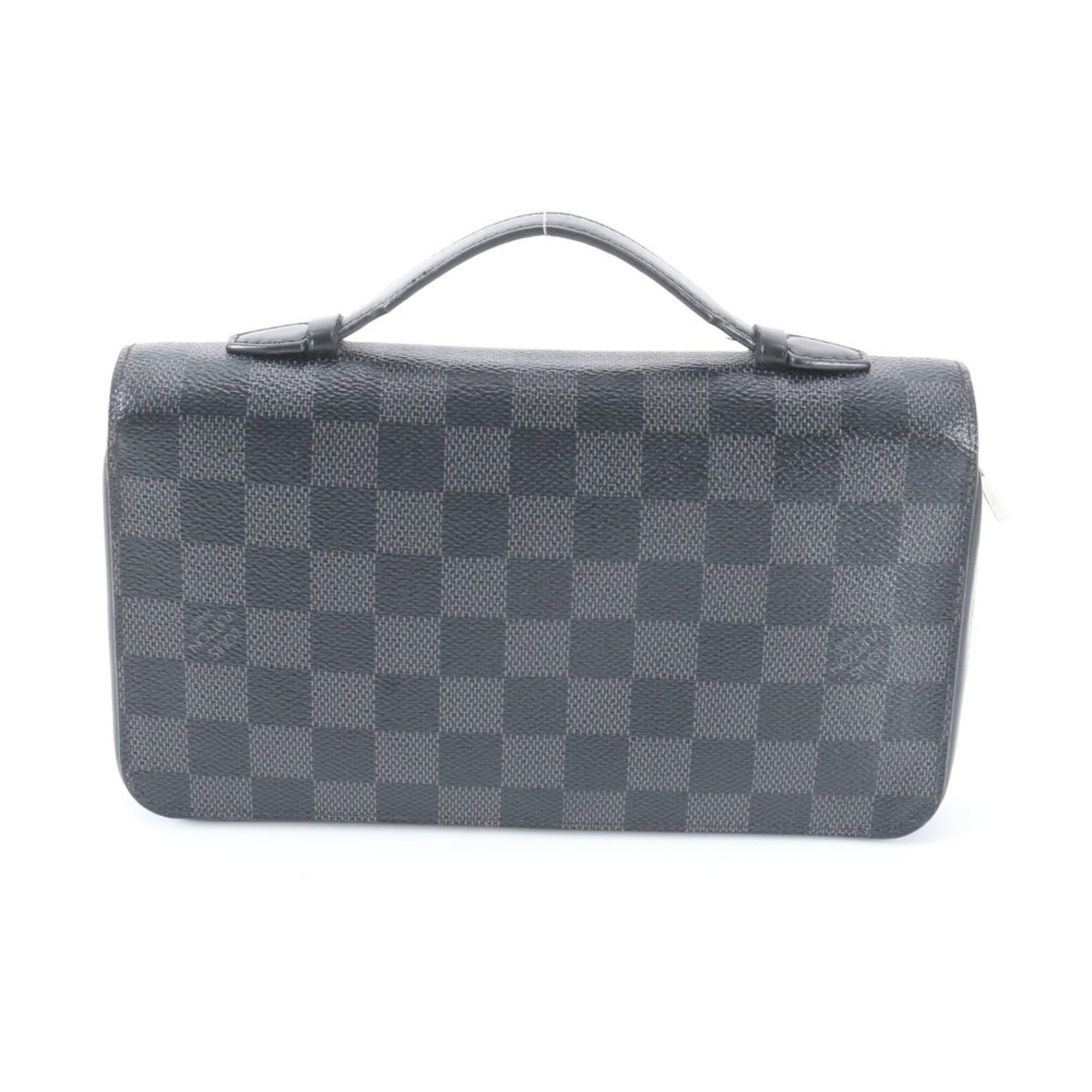 Louis Vuitton Coated Canvas Leather Long Wallet (Bi-Fold) (Pre-Owned)