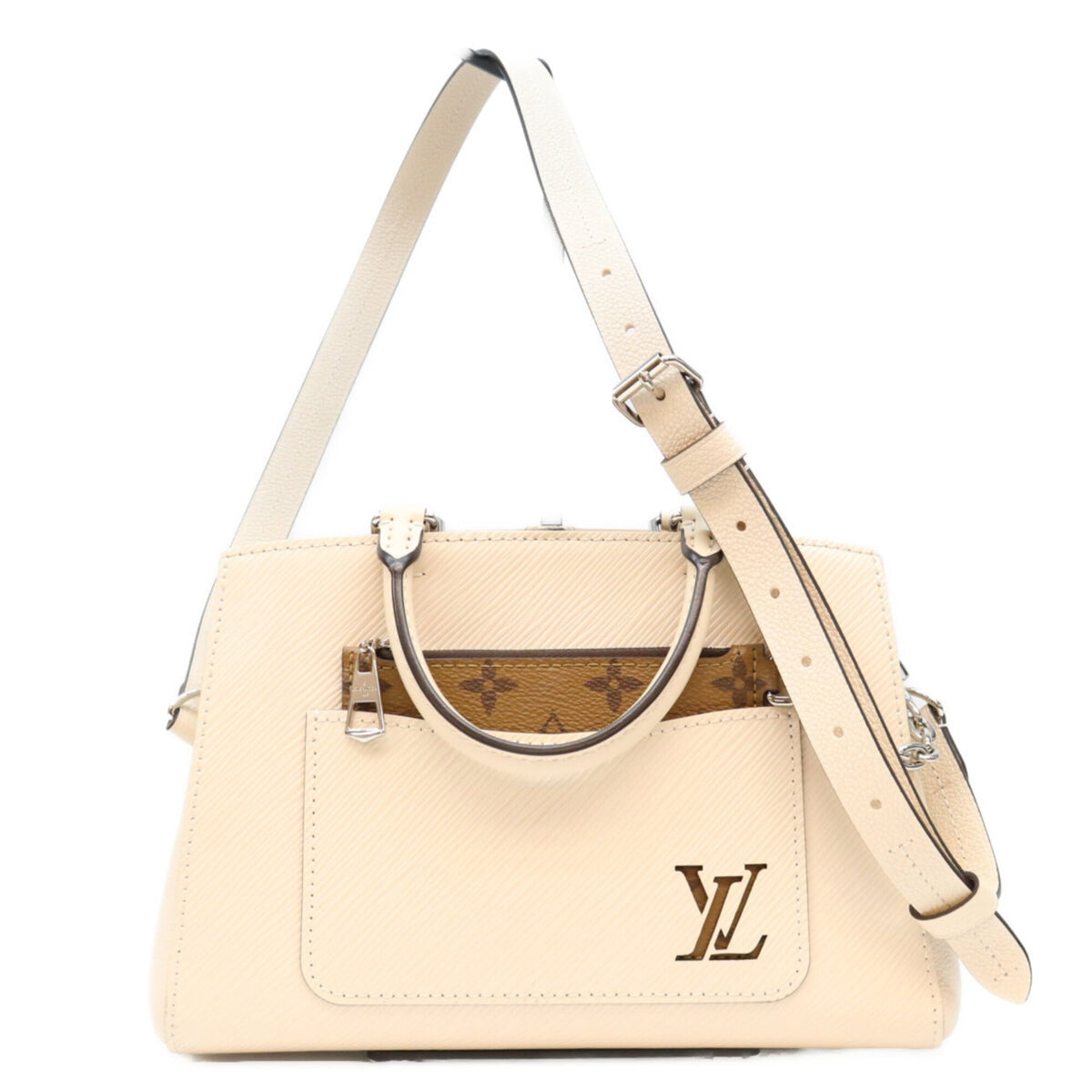 Louis Vuitton Beige Epi Leather Handbag Shoulder Bag (Pre-Owned)