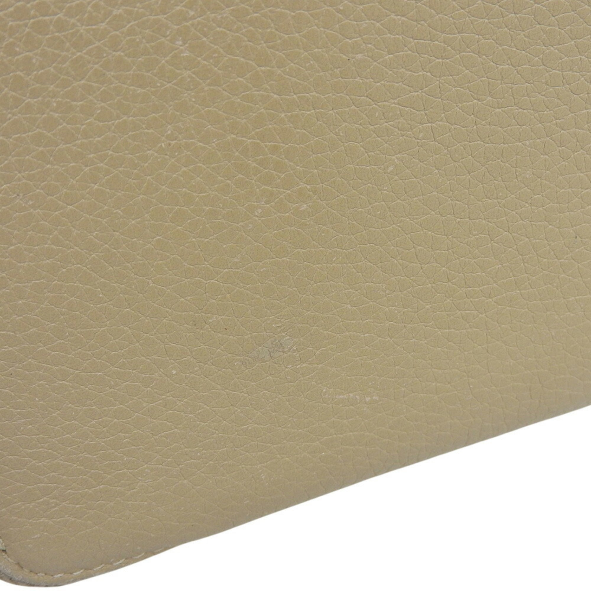 Celine Beige Leather Wallet (Bi-Fold) (Pre-Owned)