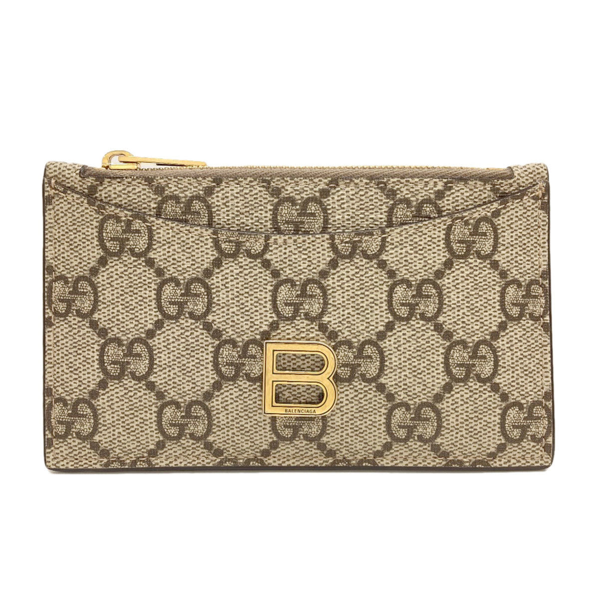 Gucci Brown Pvc Coin Purse/Coin Case (Pre-Owned)