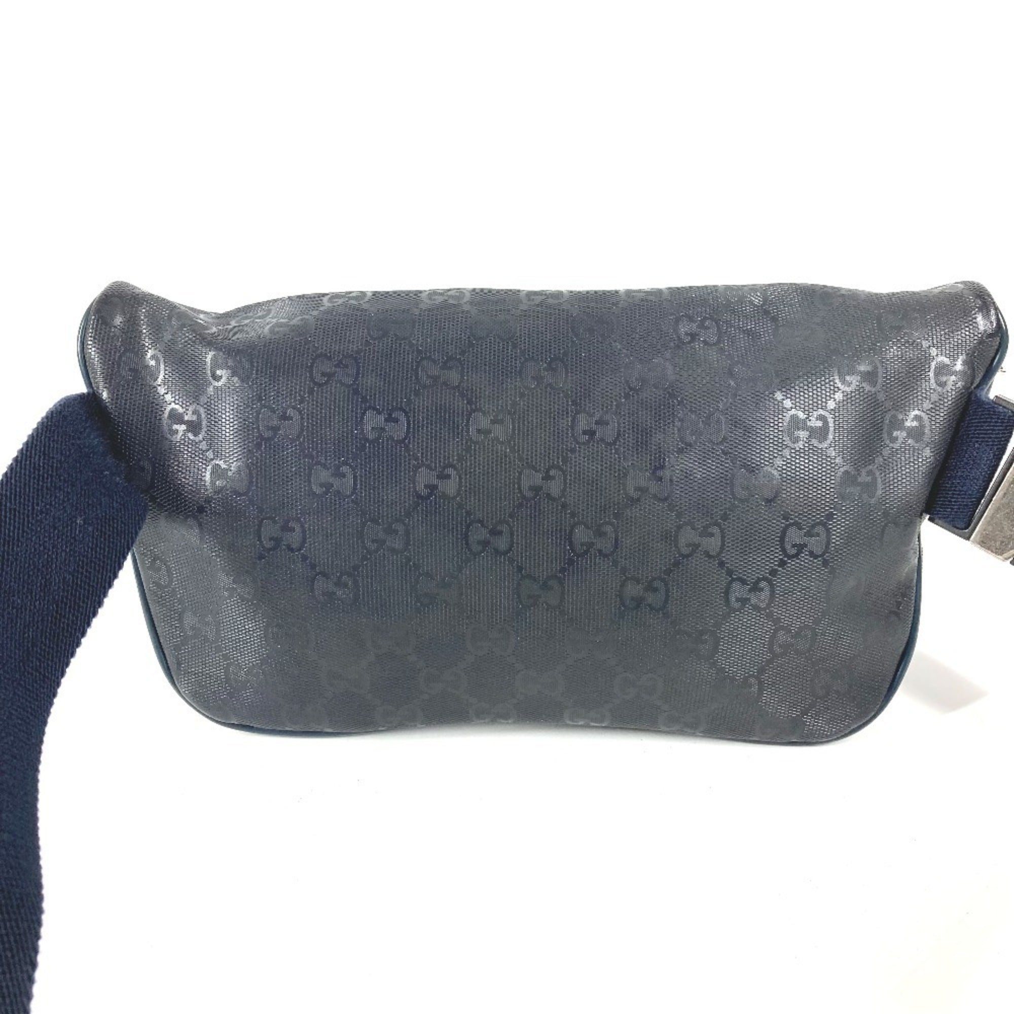 Gucci Gg Imprimé Navy Gg Imprimé Fanny Pack Sling Bag (Pre-Owned)
