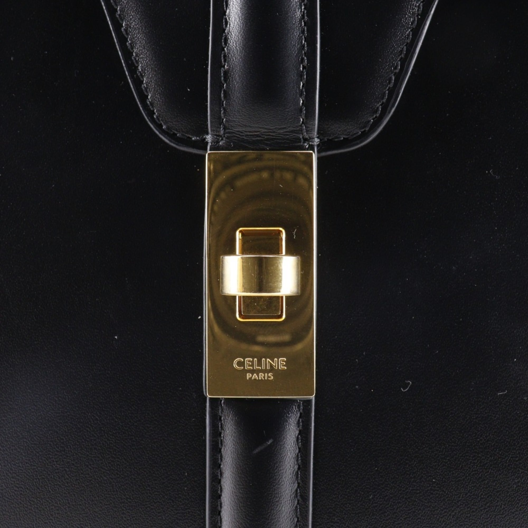 Celine Black Leather Handbag (Pre-Owned)