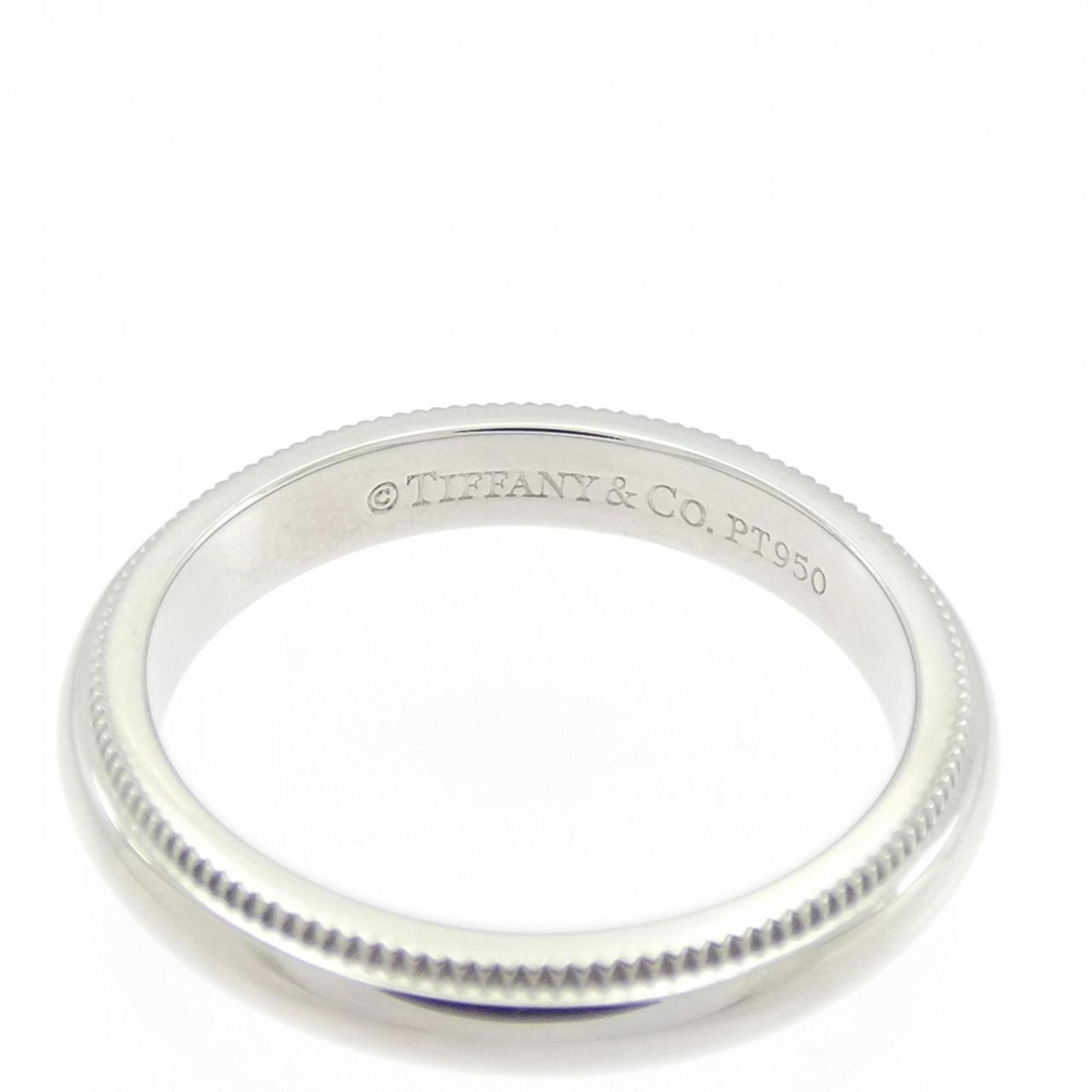 Tiffany Platinum Platinum 950 Band Ring (Pre-Owned)