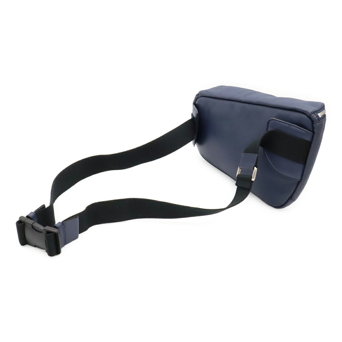 Loewe Navy Leather Shoulder Bag Sling Bag (Pre-Owned)