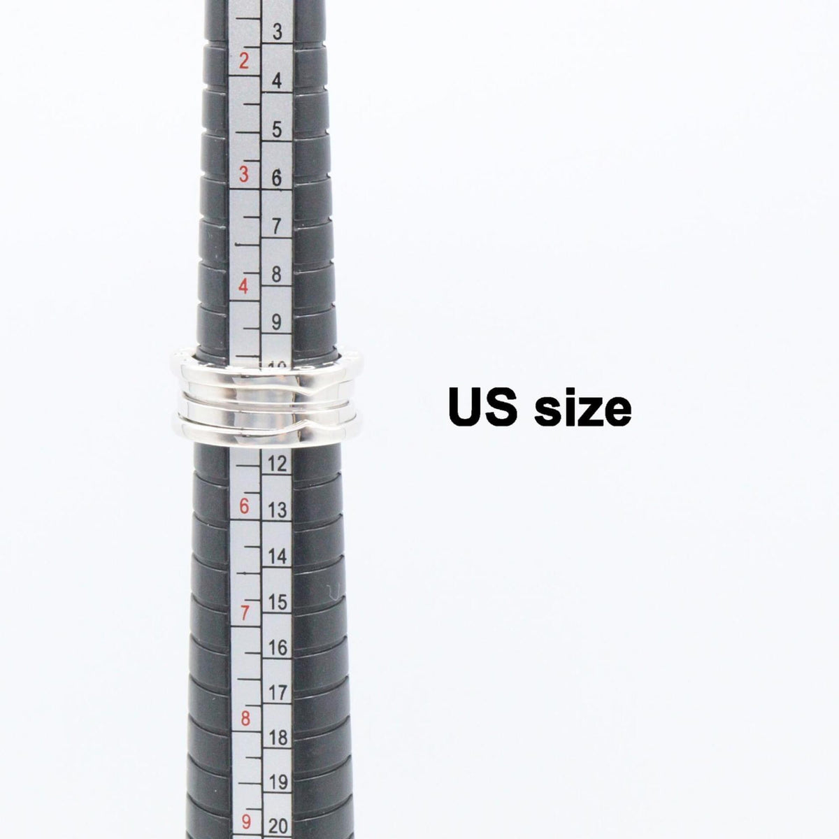 Bvlgari Silver White Gold (18K) Band Ring (Pre-Owned)