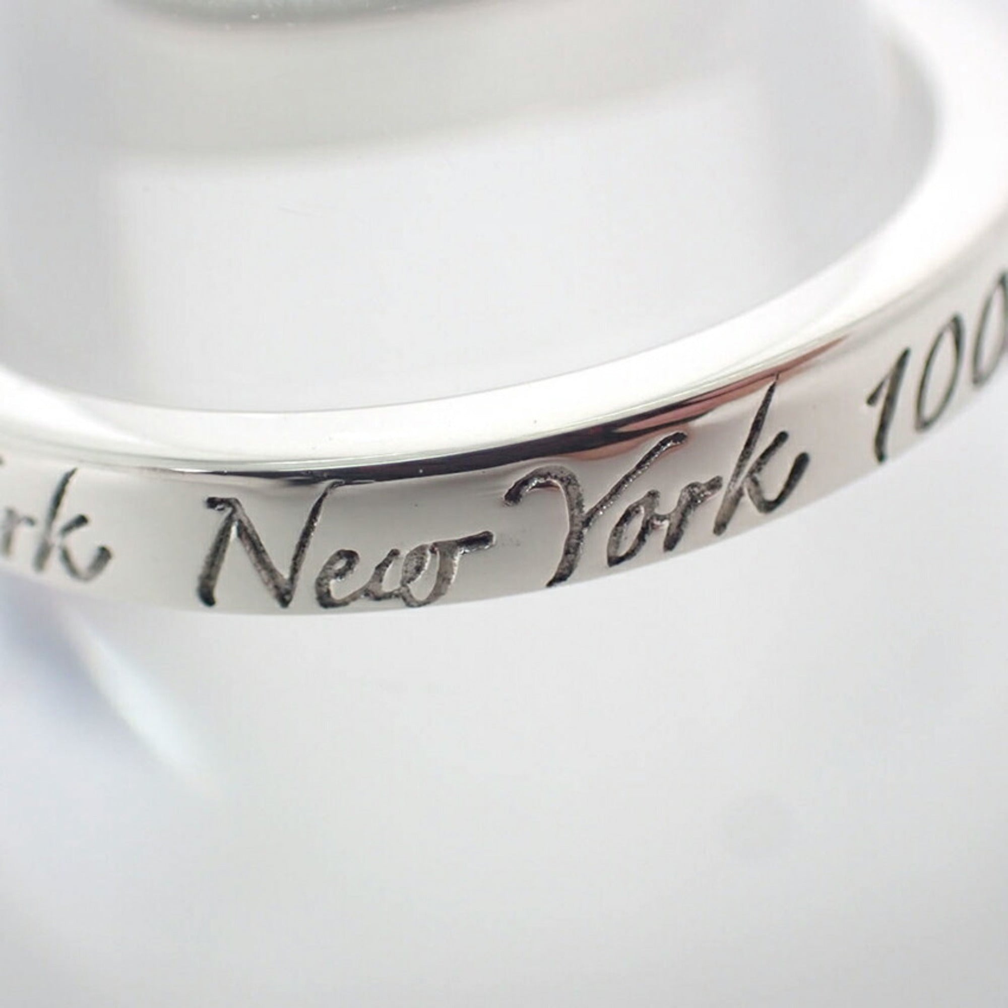 Tiffany Sterling Silver 925 Band Ring (Pre-Owned)