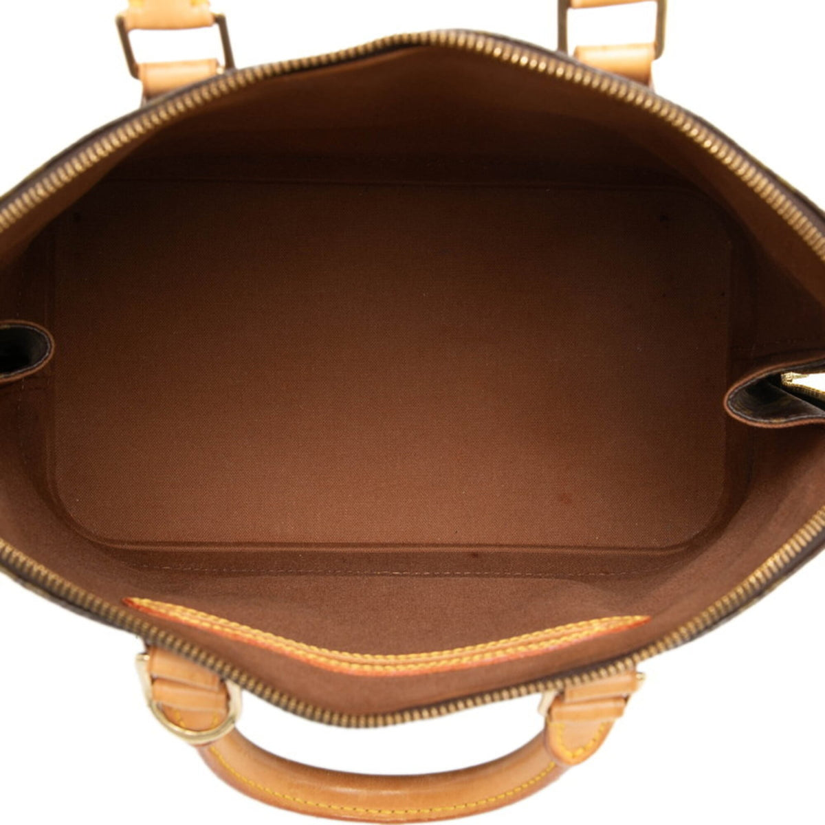 Louis Vuitton Brown Pvc Leather Handbag Shoulder Bag (Pre-Owned)