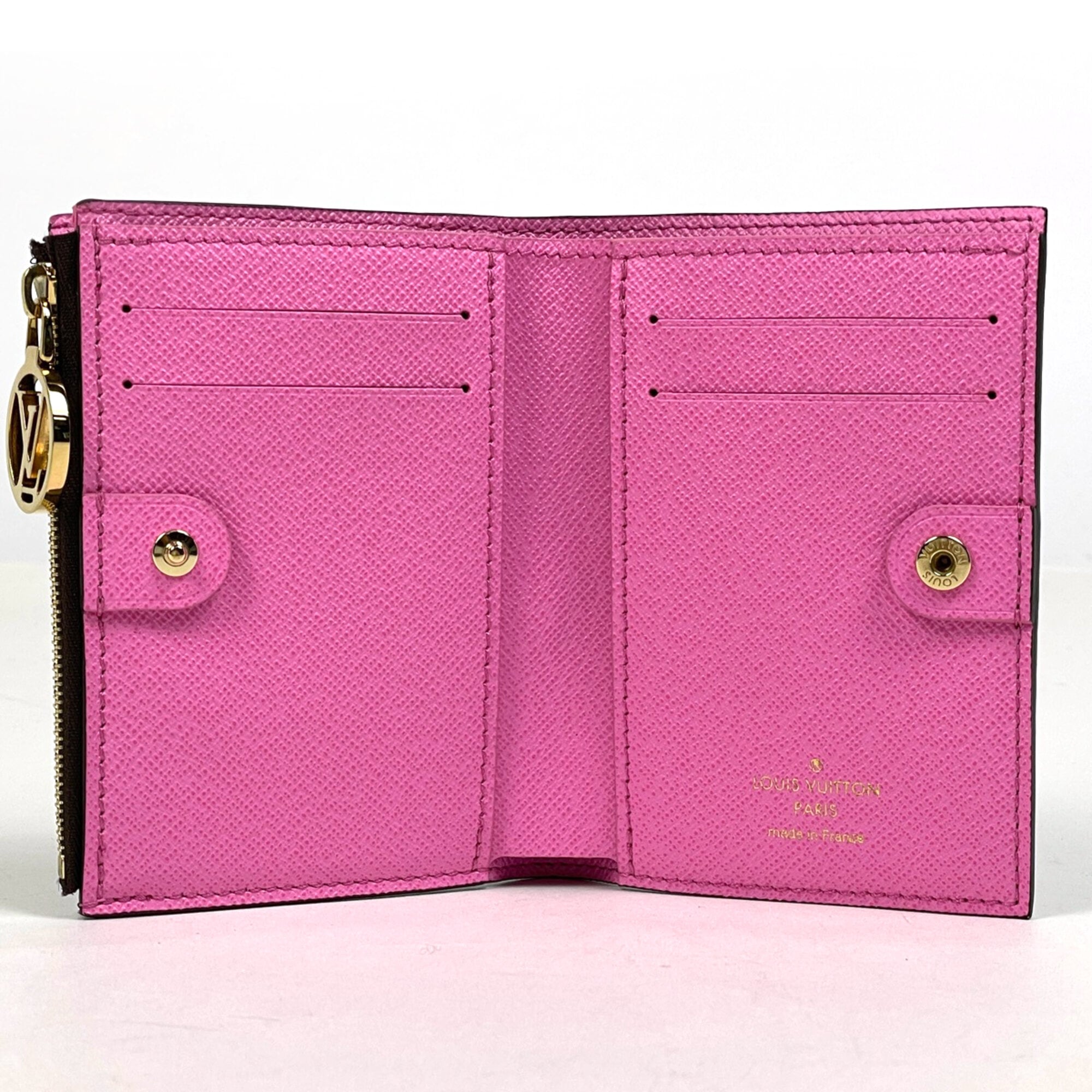 Louis Vuitton Brown Rose Monogram Wallet (Bi-Fold) (Pre-Owned)
