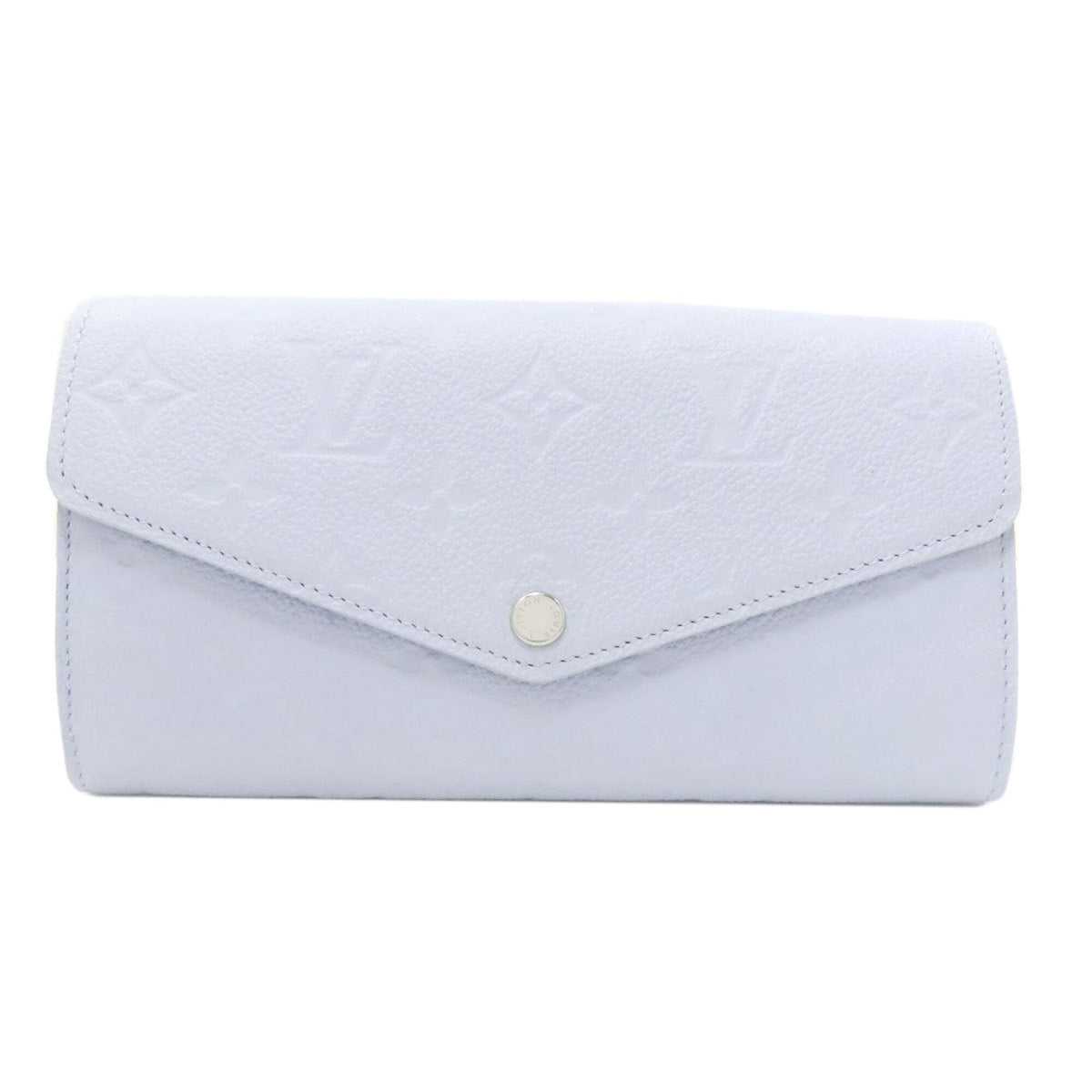 Louis Vuitton Empreinte Blue Monogram Empreinte Long Wallet (Bi-Fold) (Pre-Owned)