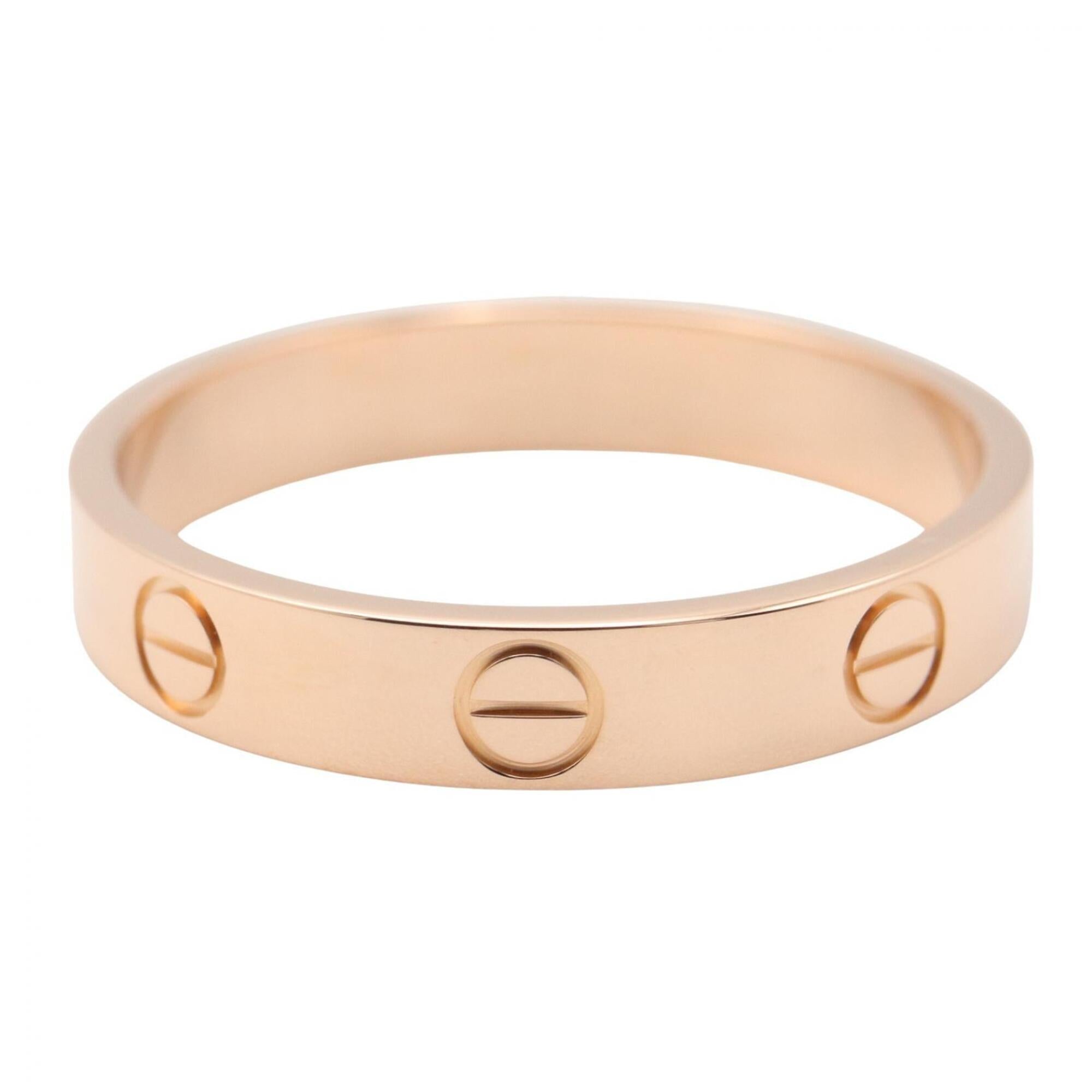 Cartier Gold Pink Gold (18K) Band Ring (Pre-Owned)