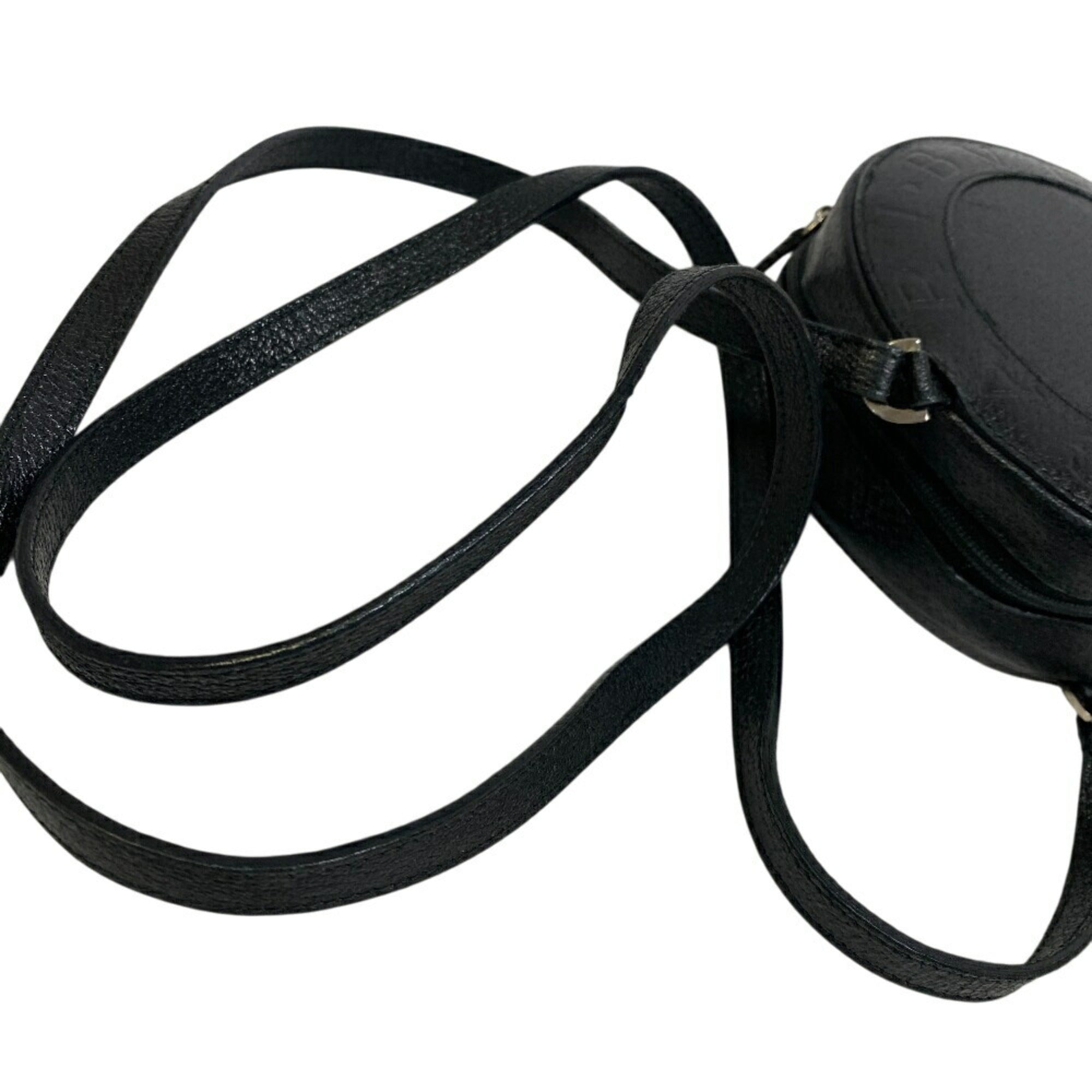 Bvlgari Black Leather Shoulder Bag (Pre-Owned)