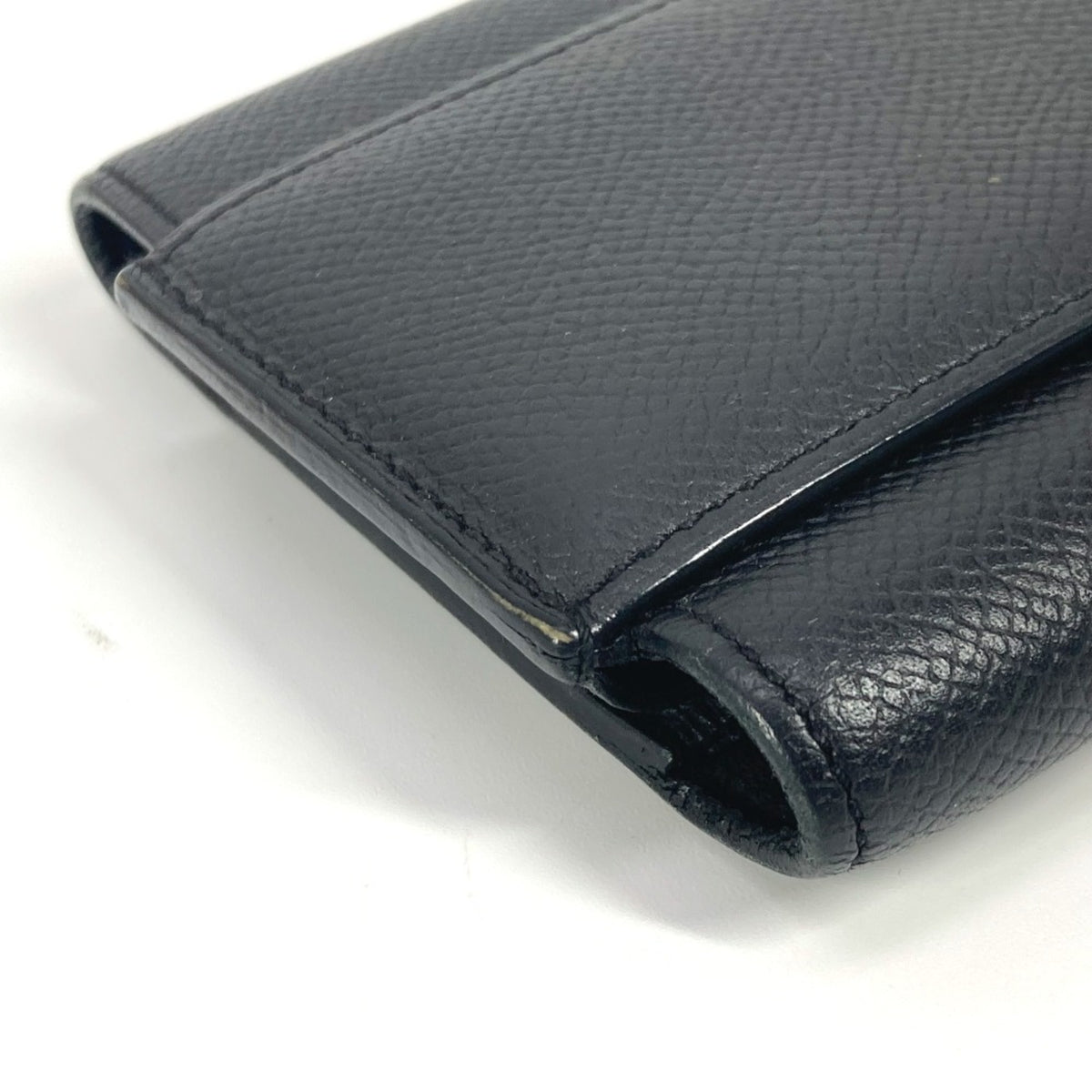 Hermes Black Epsom Leather Long Wallet (Bi-Fold) (Pre-Owned)