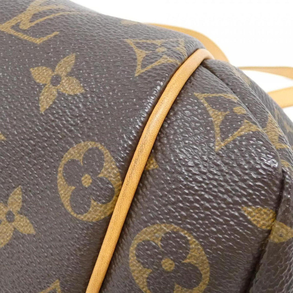 Louis Vuitton Brown Coated Canvas Handbag (Pre-Owned)