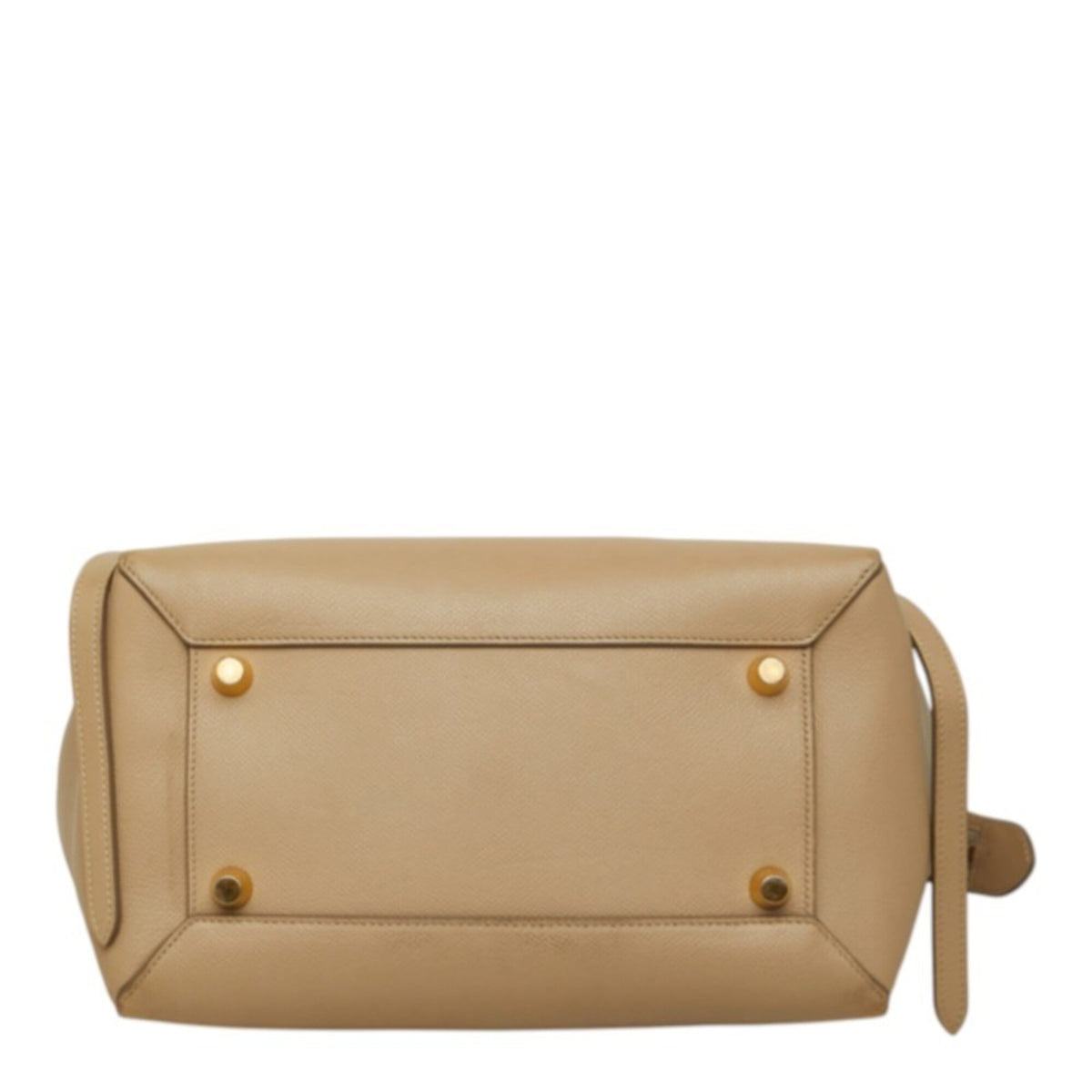 Celine Beige Leather Handbag Shoulder Bag (Pre-Owned)