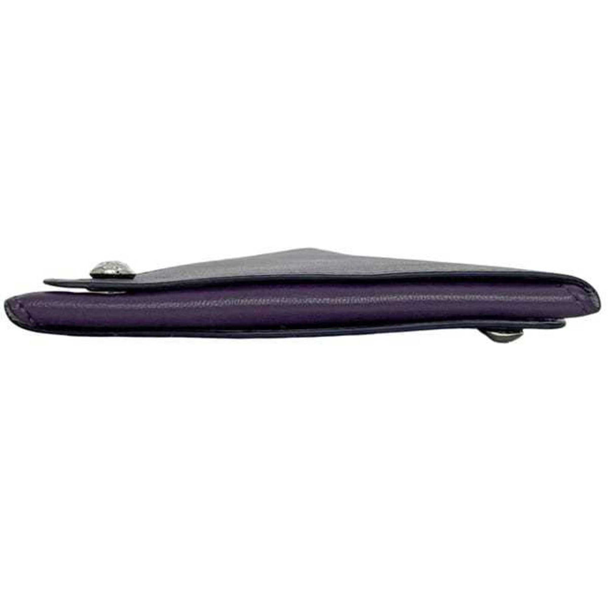 Loewe Purple Leather Coin Purse/Coin Case (Pre-Owned)