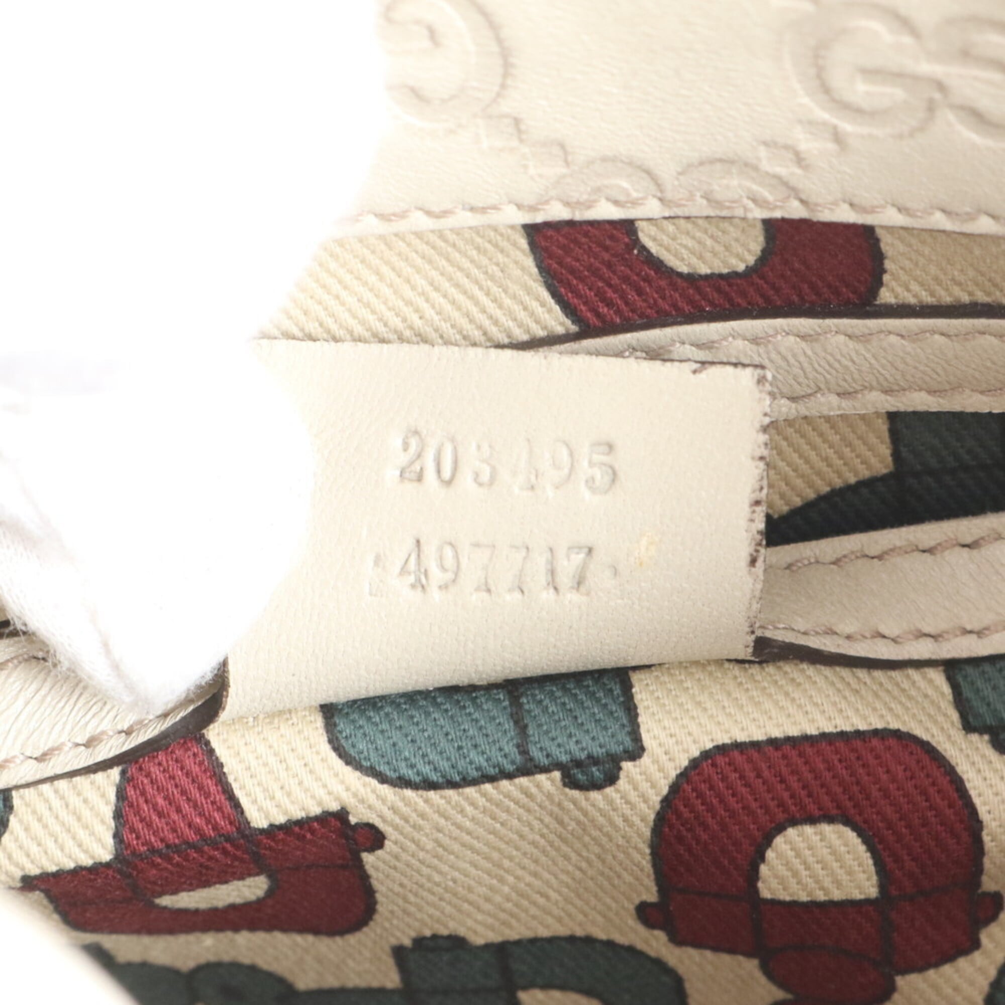 Gucci Guccissima White Leather Handbag (Pre-Owned)