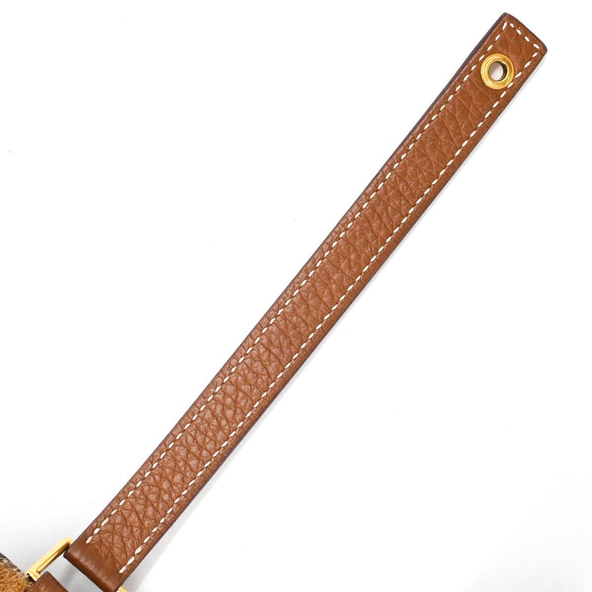 Hermes Picotin Gold Taurillon Clemence Leather Handbag (Pre-Owned)