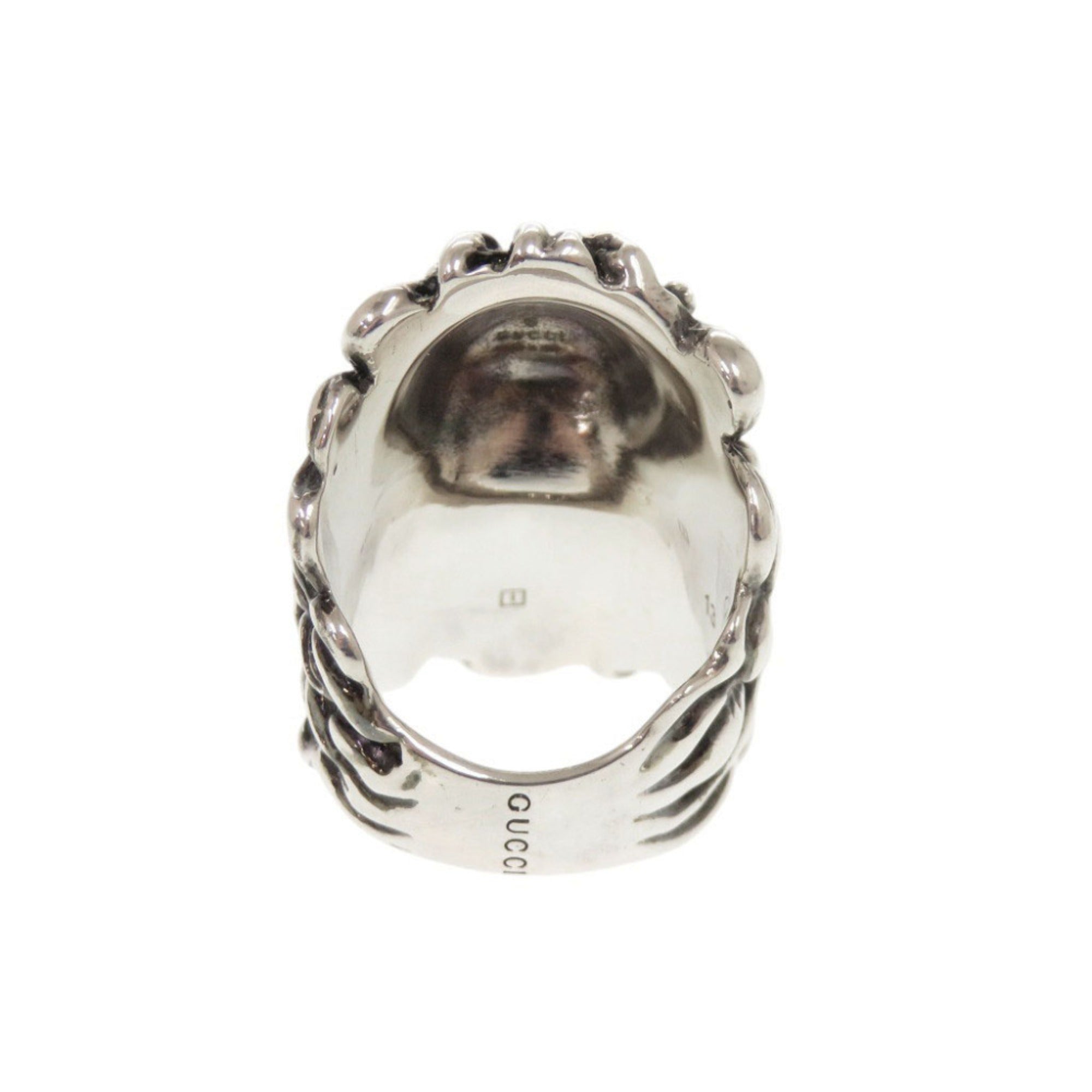 Gucci Silver Metal Band Ring (Pre-Owned)
