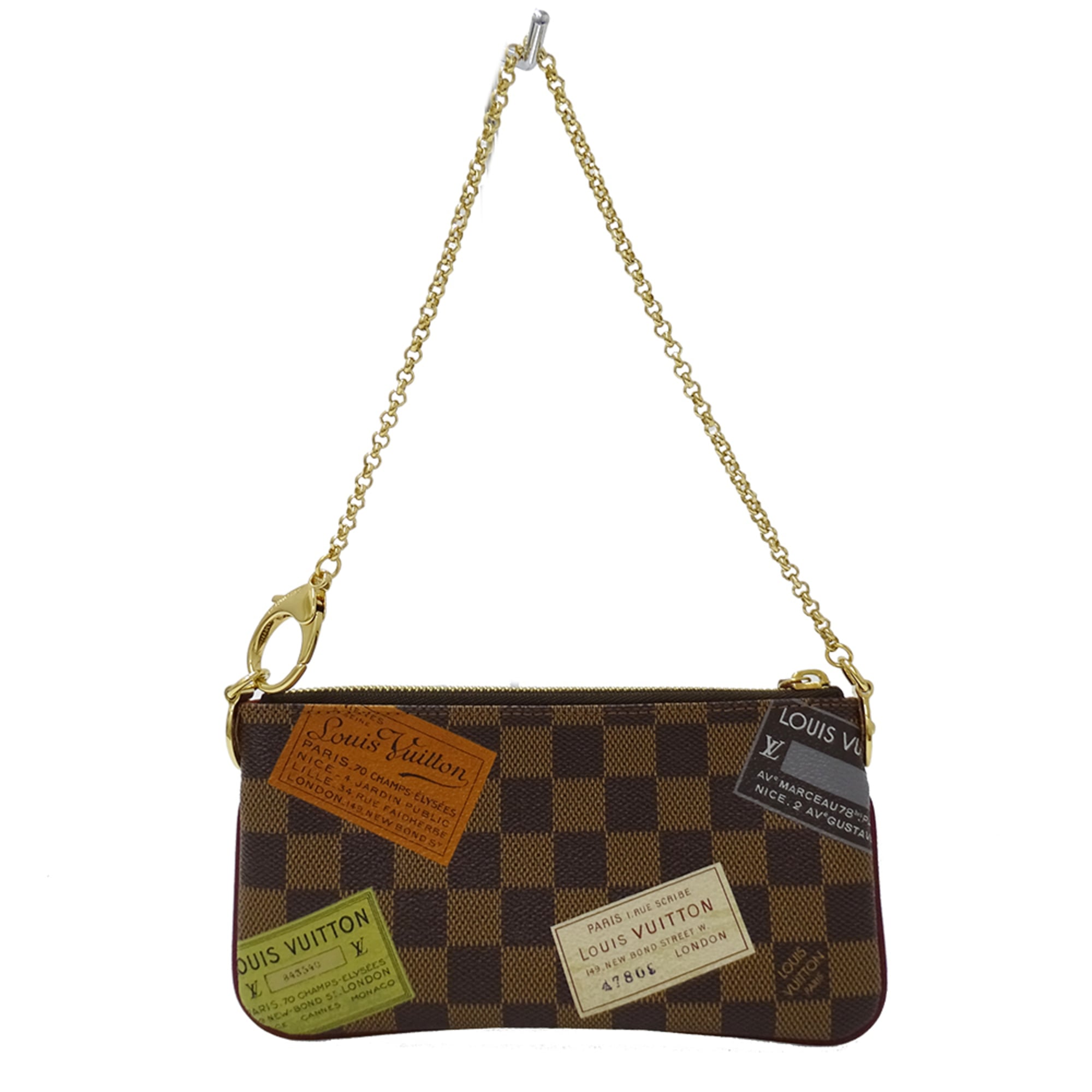 Louis Vuitton Brown Damier Canvas Damier Canvas Handbag Pouch (Pre-Owned)