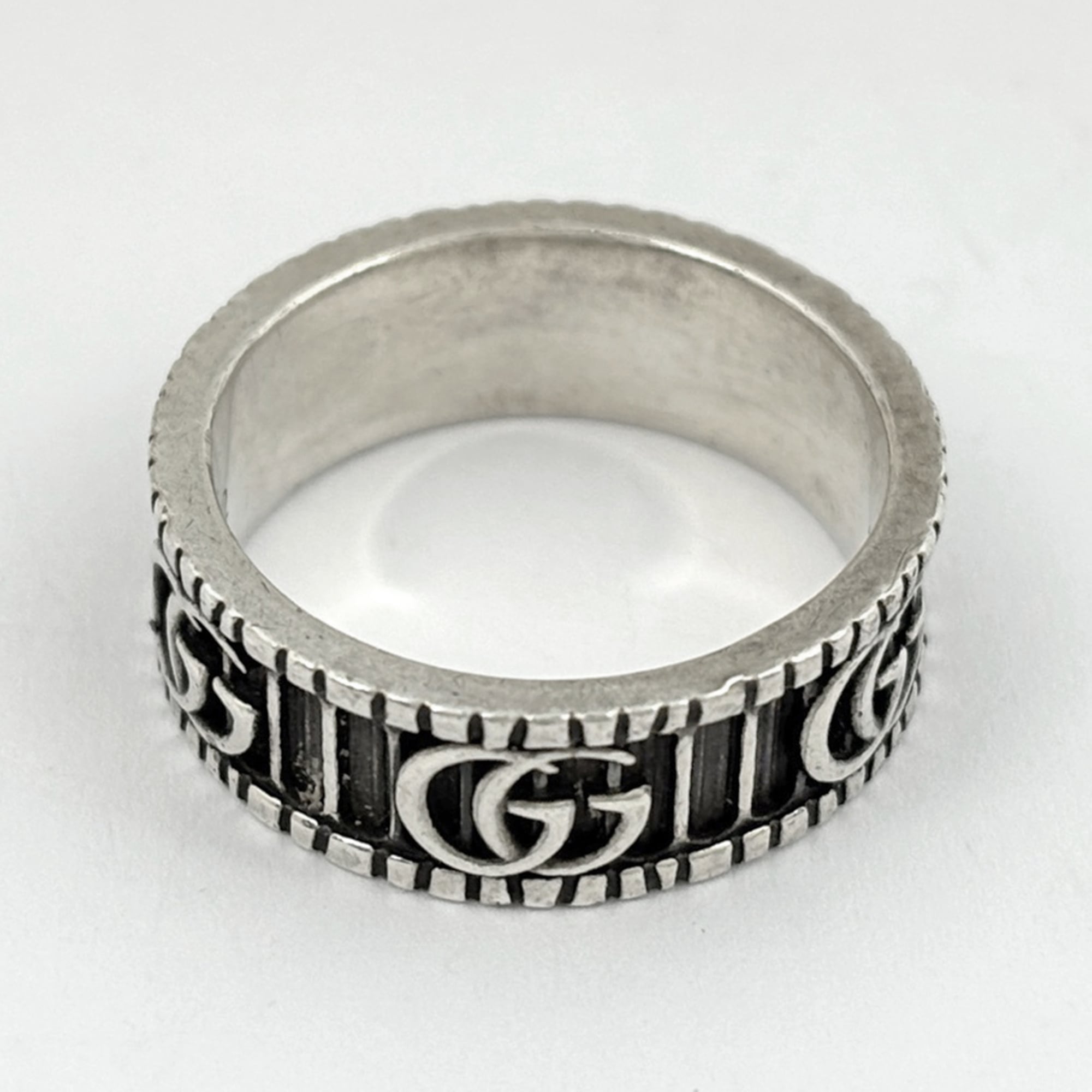 Gucci Silver 925 Band Ring (Pre-Owned)