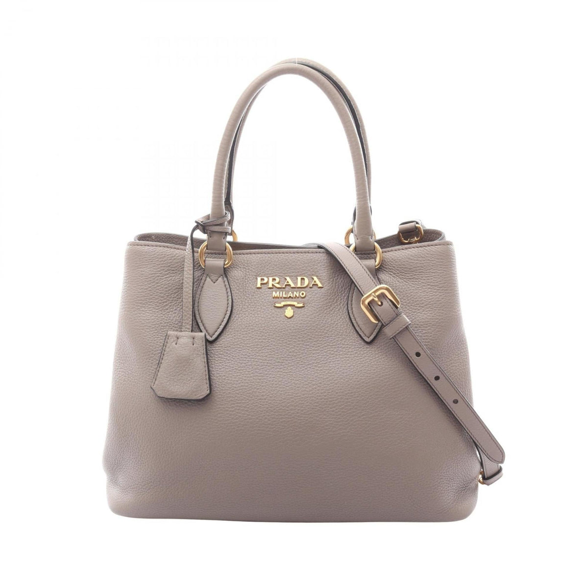Prada Beige Leather Handbag (Pre-Owned)