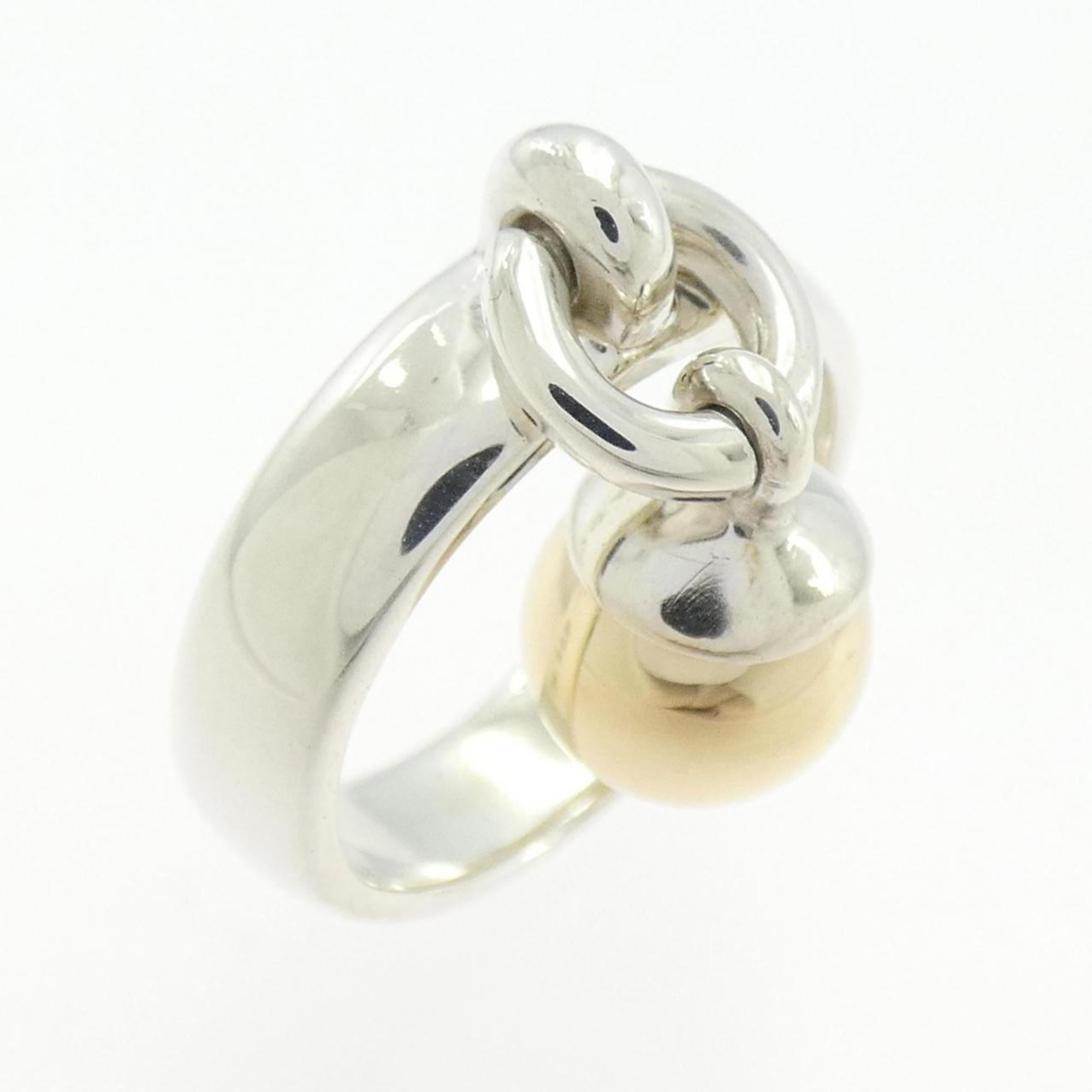 Tiffany Yellow Gold (18K) Silver 925 Band Ring (Pre-Owned)
