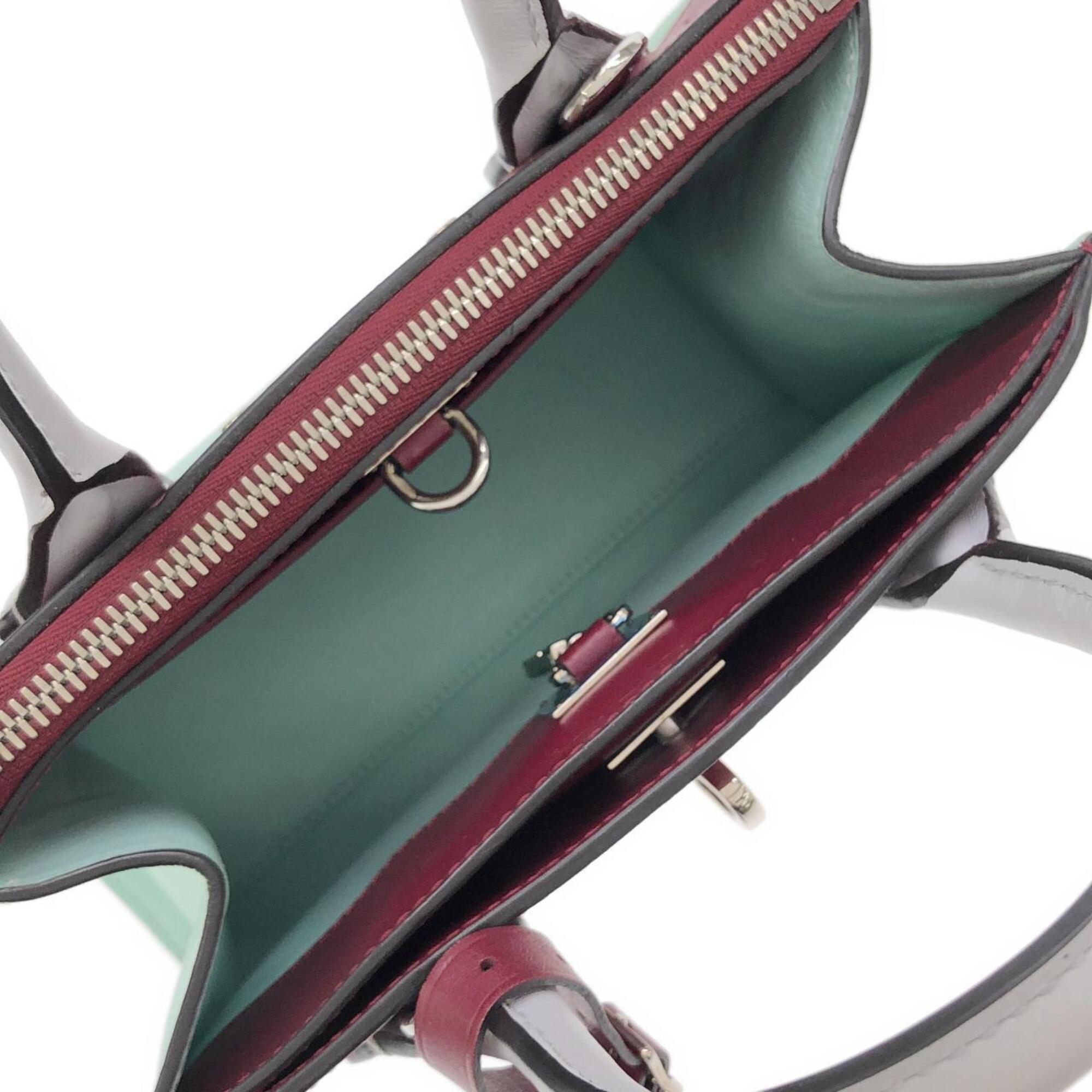 Louis Vuitton Green Silver Leather Handbag (Pre-Owned)