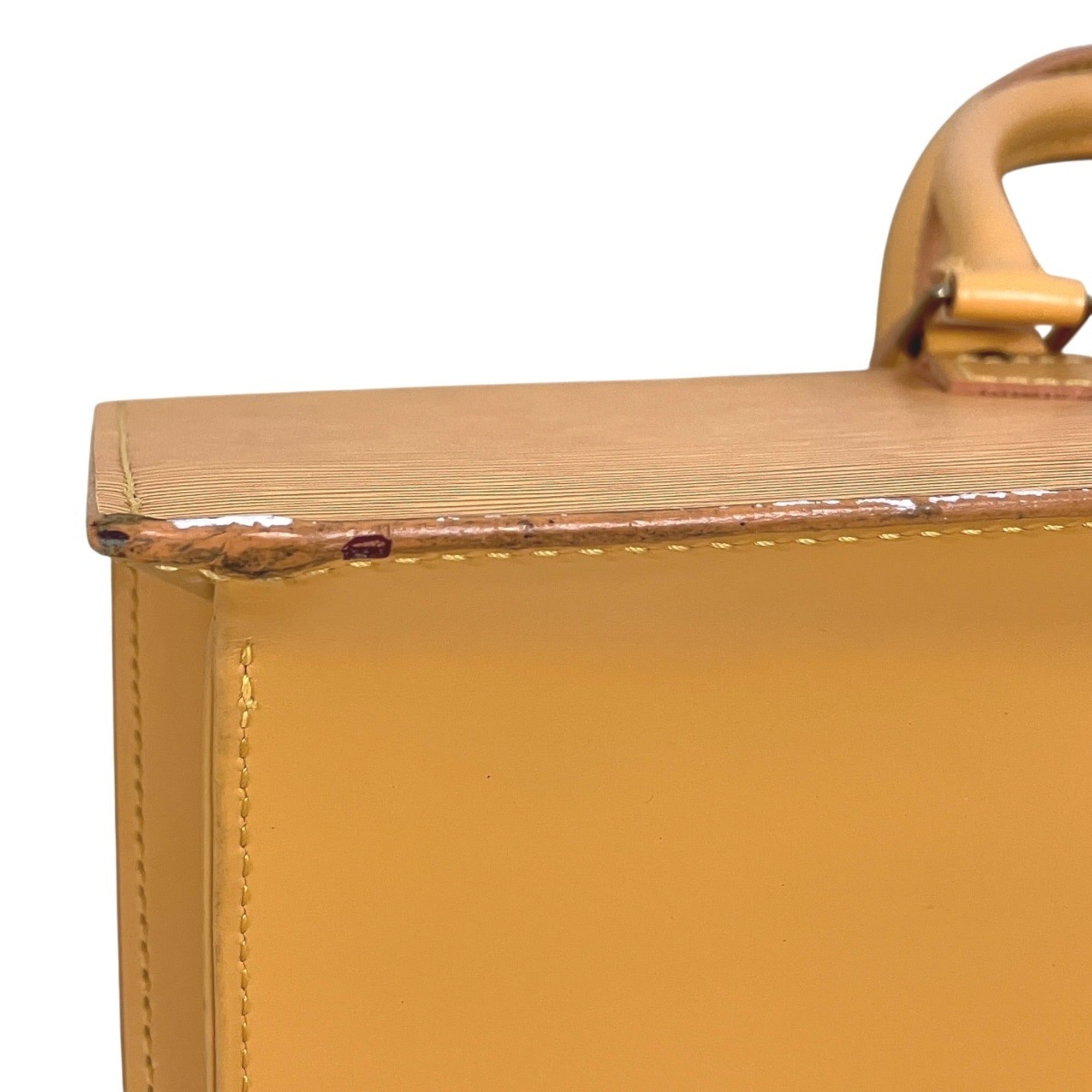 Louis Vuitton Galle Yellow Epi Leather Handbag (Pre-Owned)